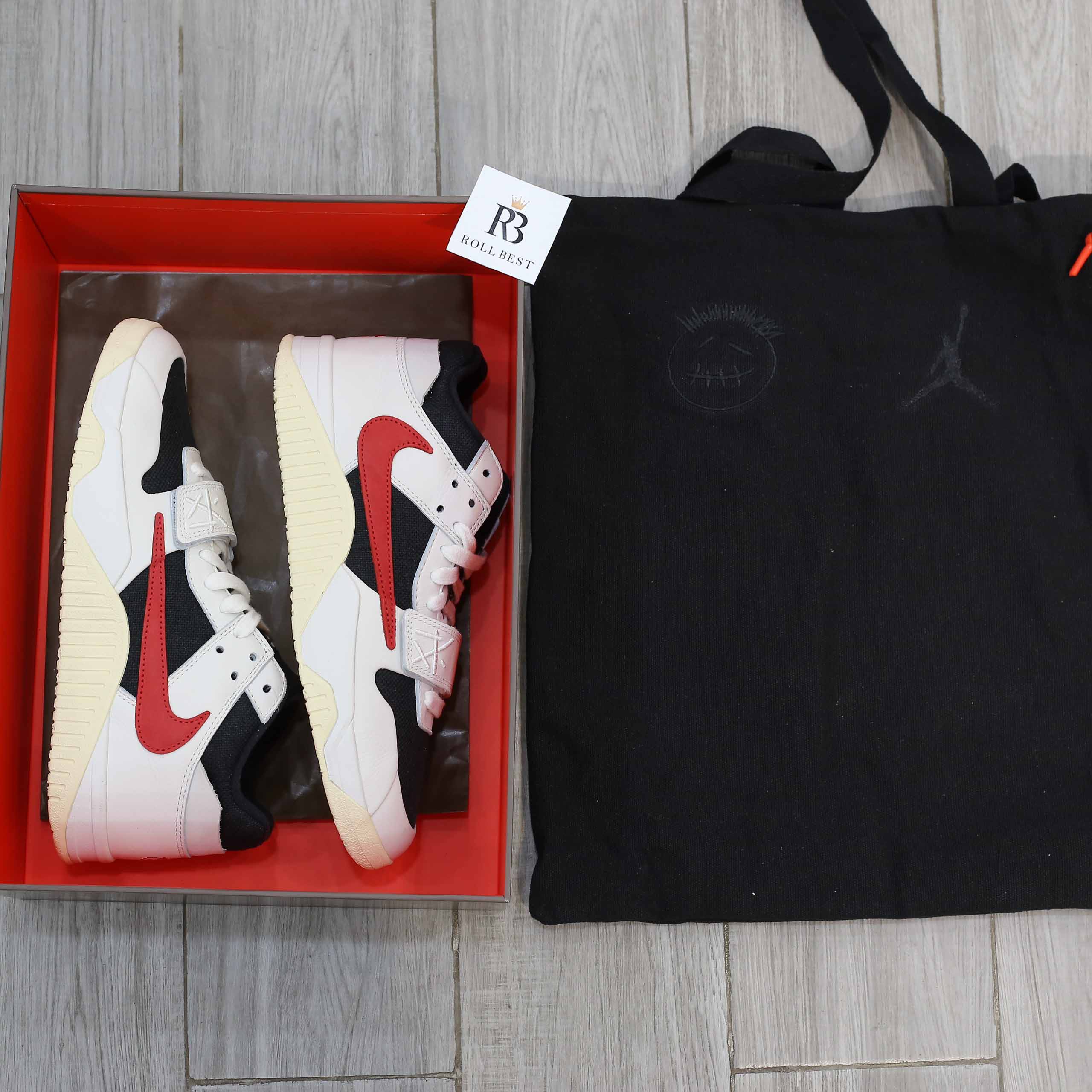 Giày Jordan Jumpman Jack TR Travis Scott University Red Best Quality