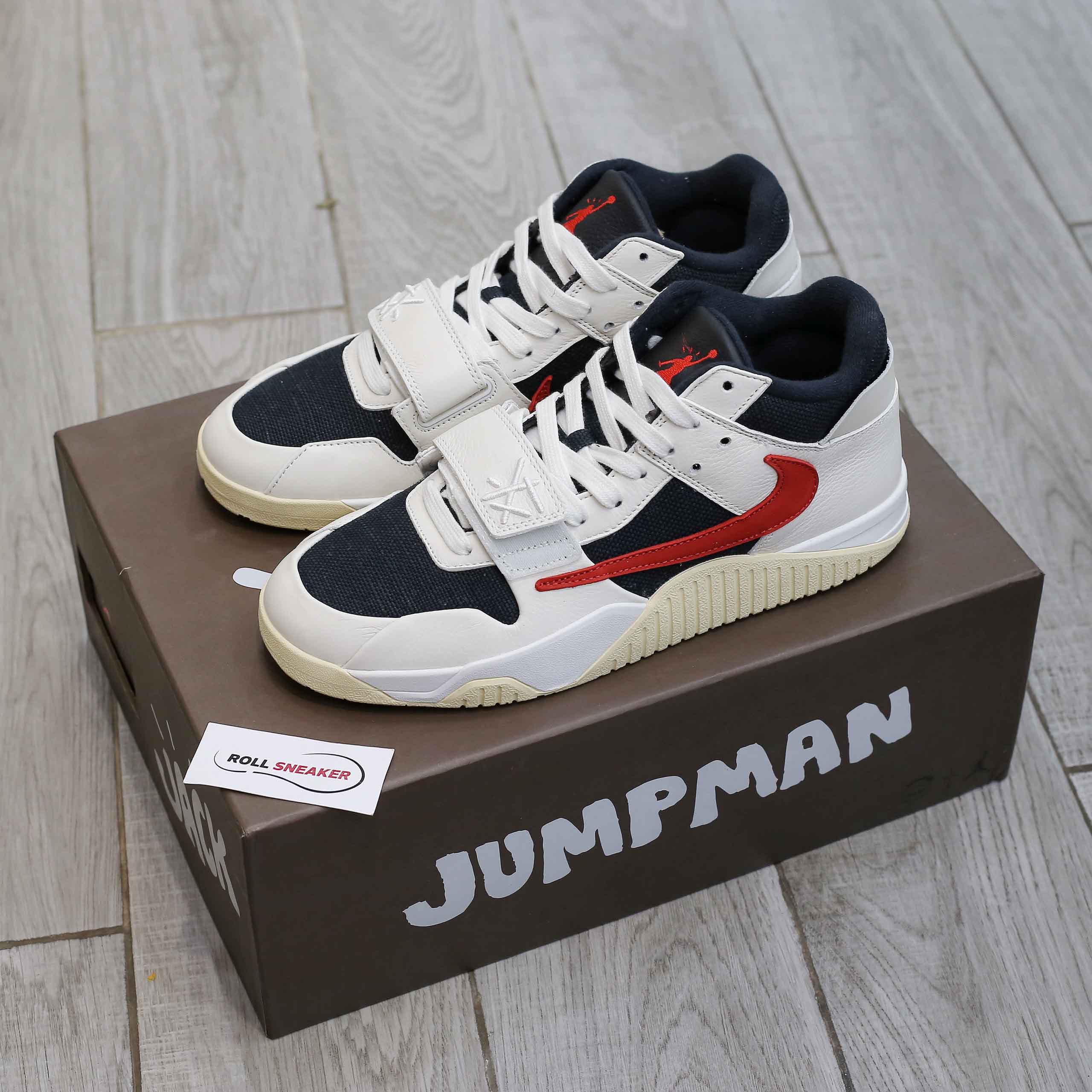Giày Jordan Jumpman Jack TR Travis Scott University Red Like Auth