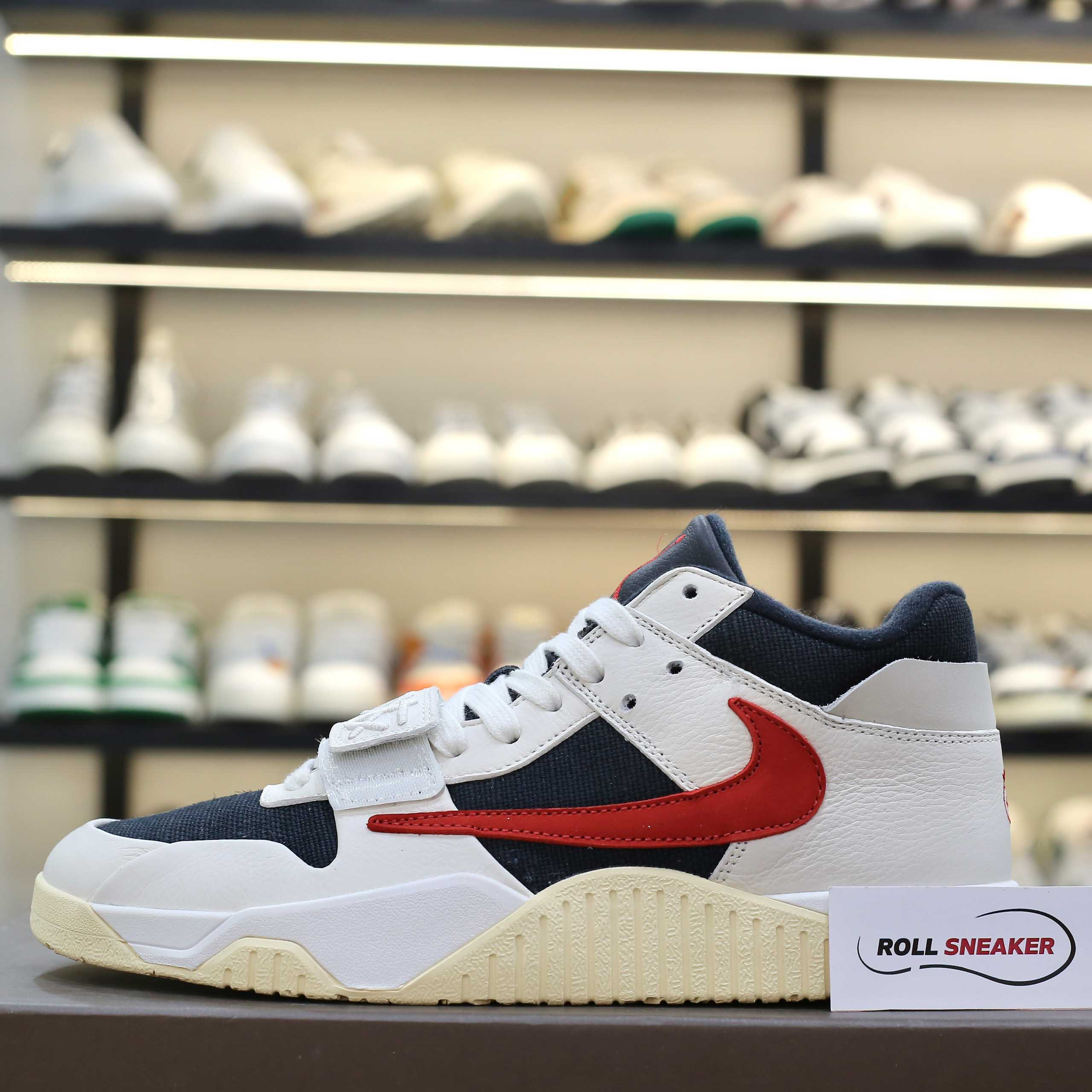 Giày Jordan Jumpman Jack TR Travis Scott University Red Like Auth