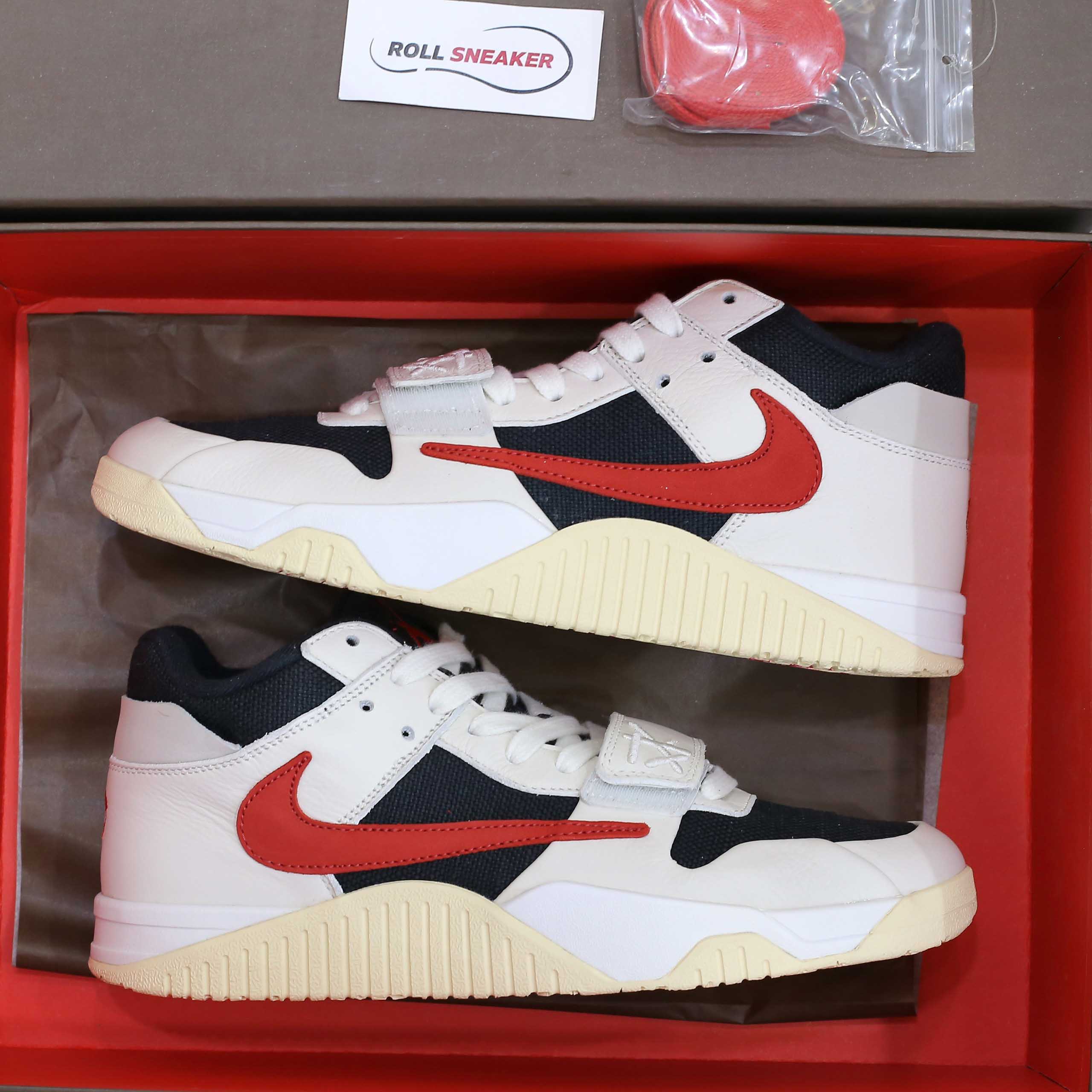 Giày Jordan Jumpman Jack TR Travis Scott University Red Like Auth