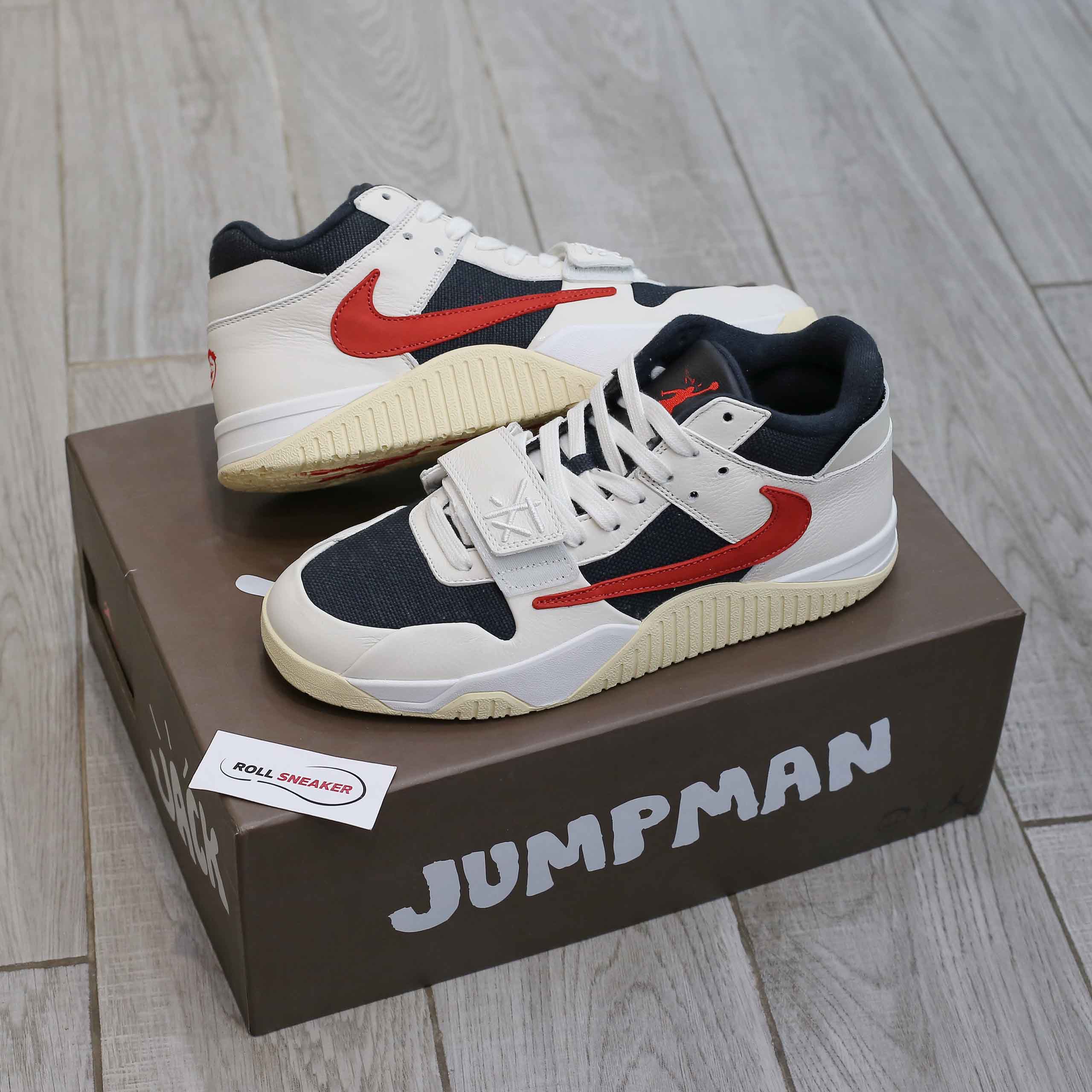 Giày Jordan Jumpman Jack TR Travis Scott University Red Like Auth