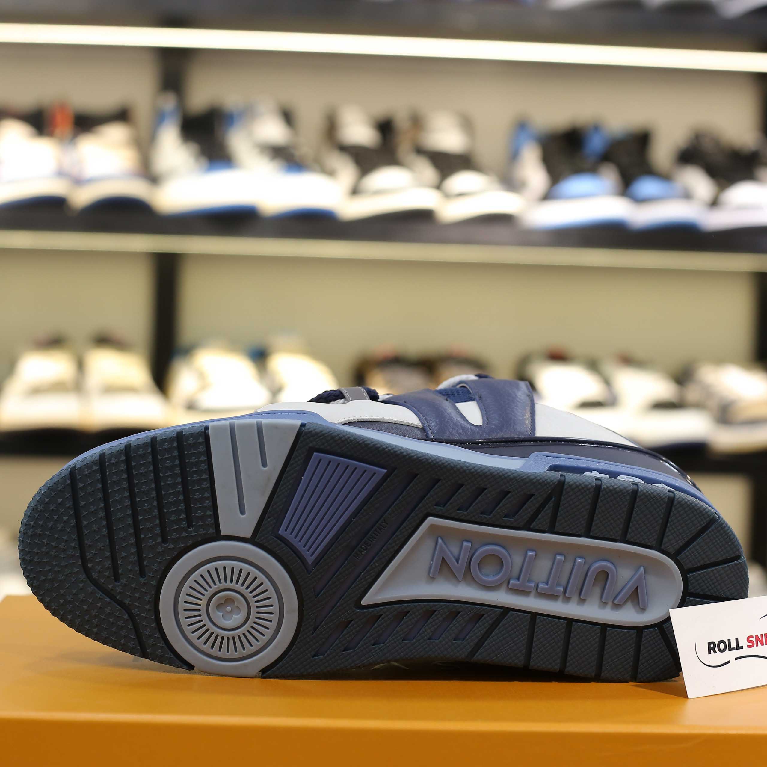 Giày Louis Vuitton Lv Skate Trainers Navy Best Quality