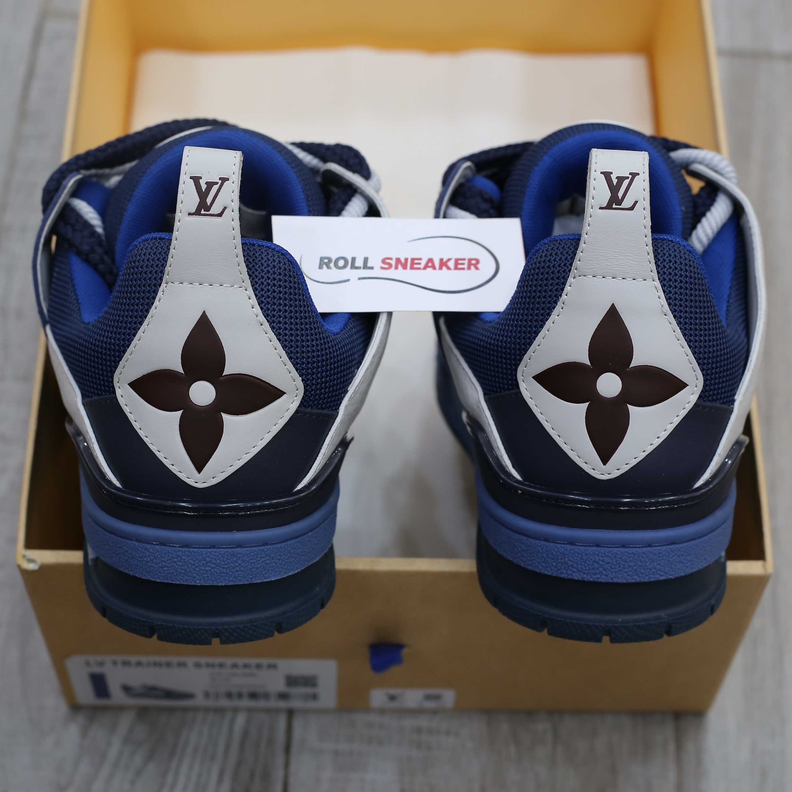 Giày Louis Vuitton Lv Skate Trainers Navy Best Quality