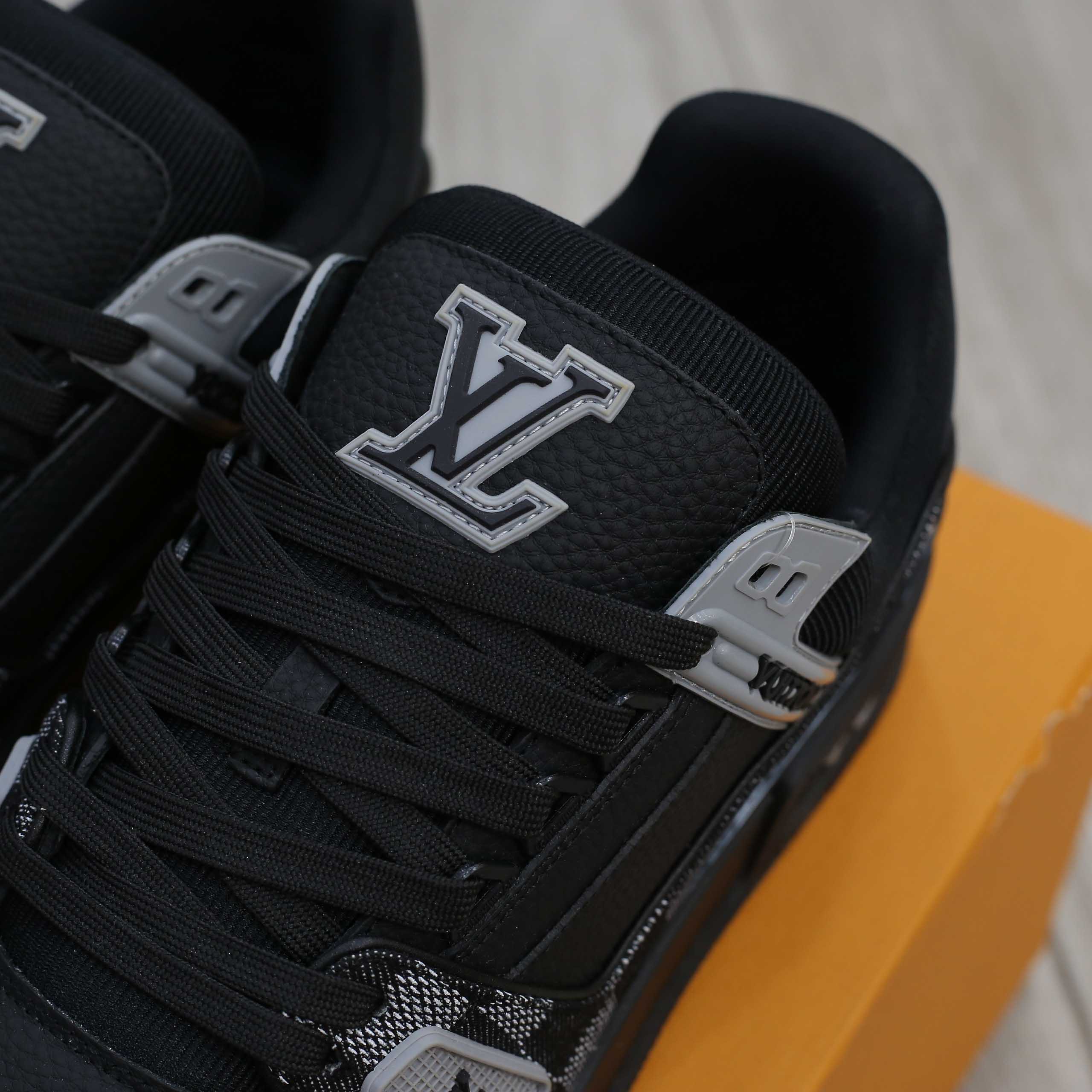 Giày Louis Vuitton LV Trainer Damier Denim Black Best Quality