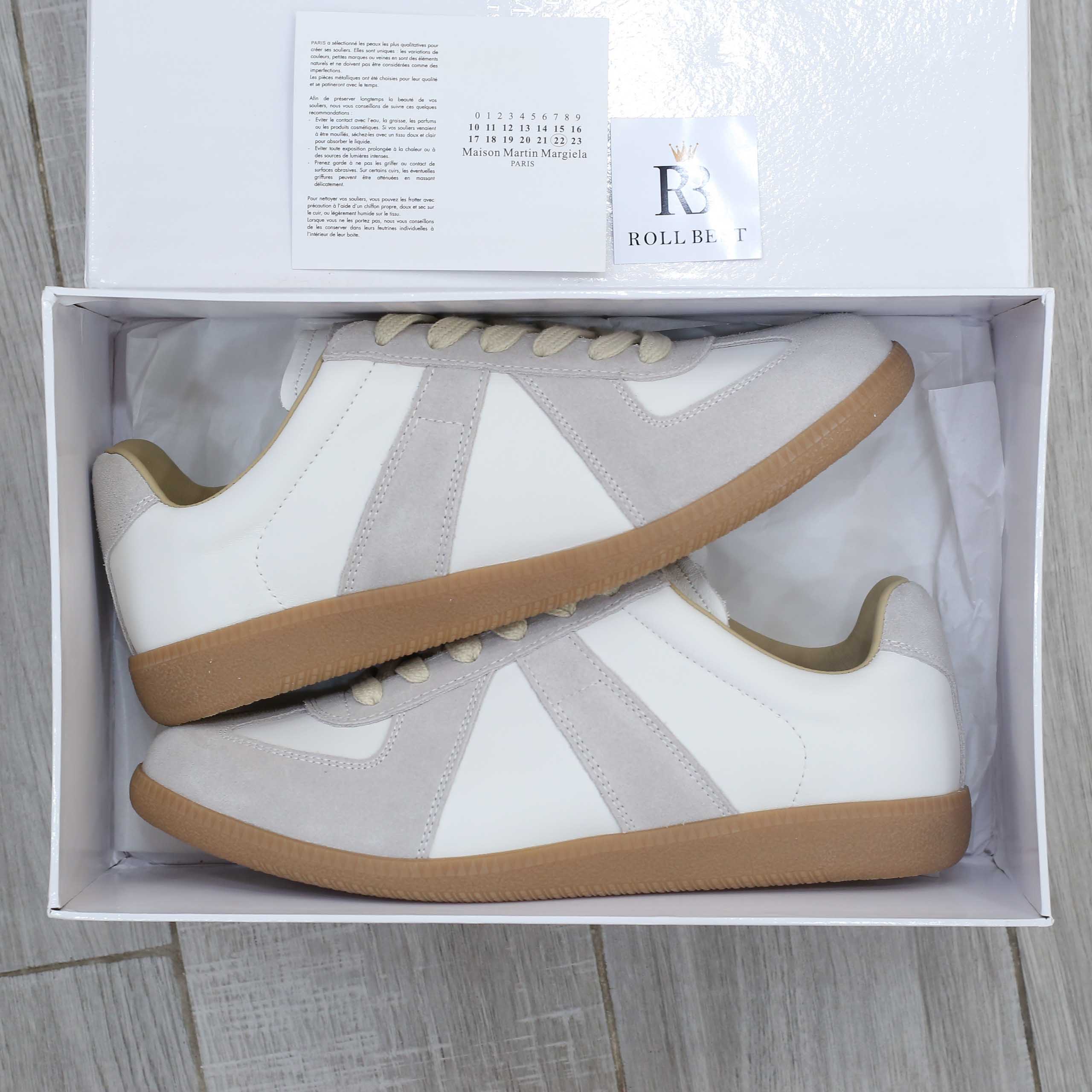 Giày Maison Margiela Calfskin Replica ‘White’ Best Quality