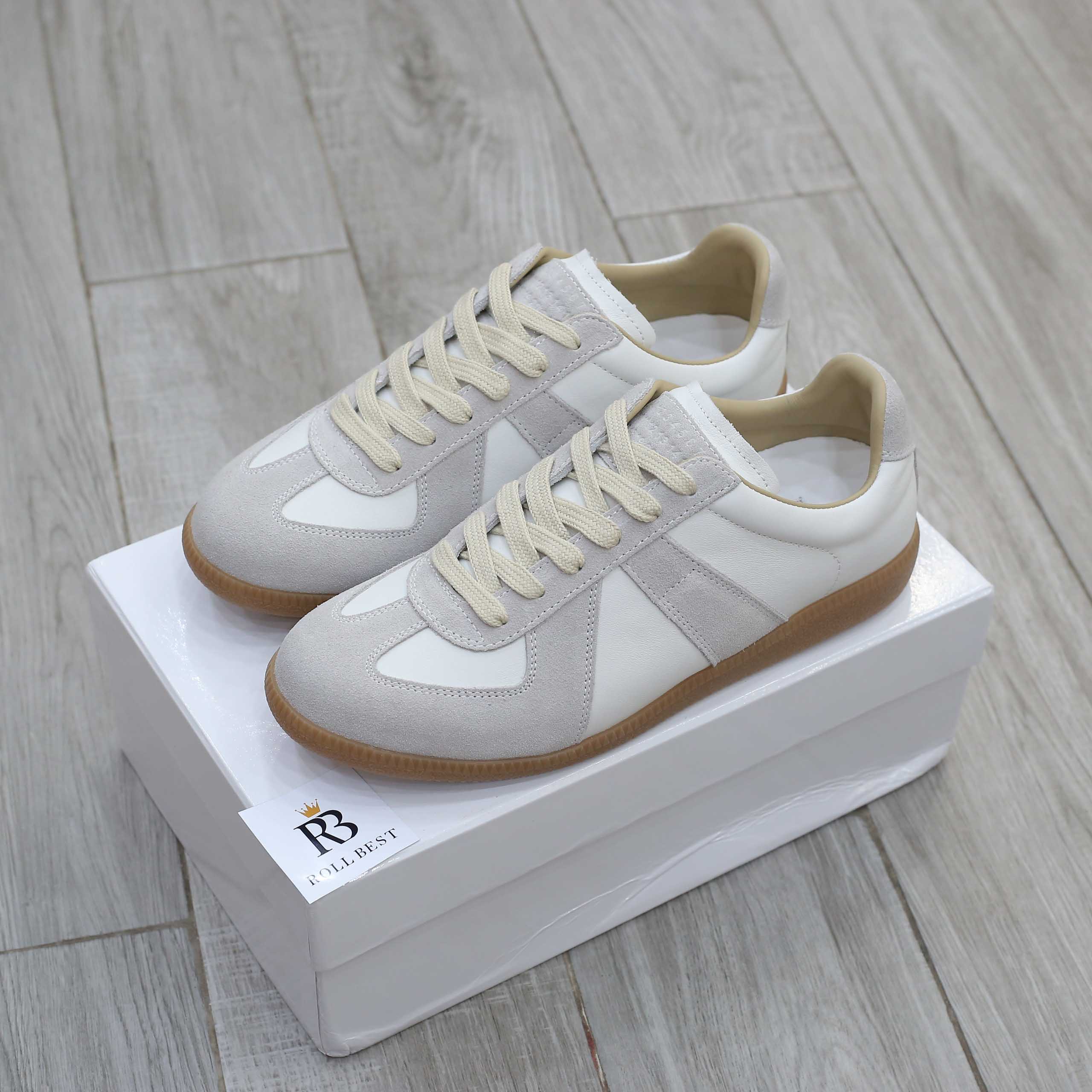 Giày Maison Margiela Calfskin Replica ‘White’ Best Quality