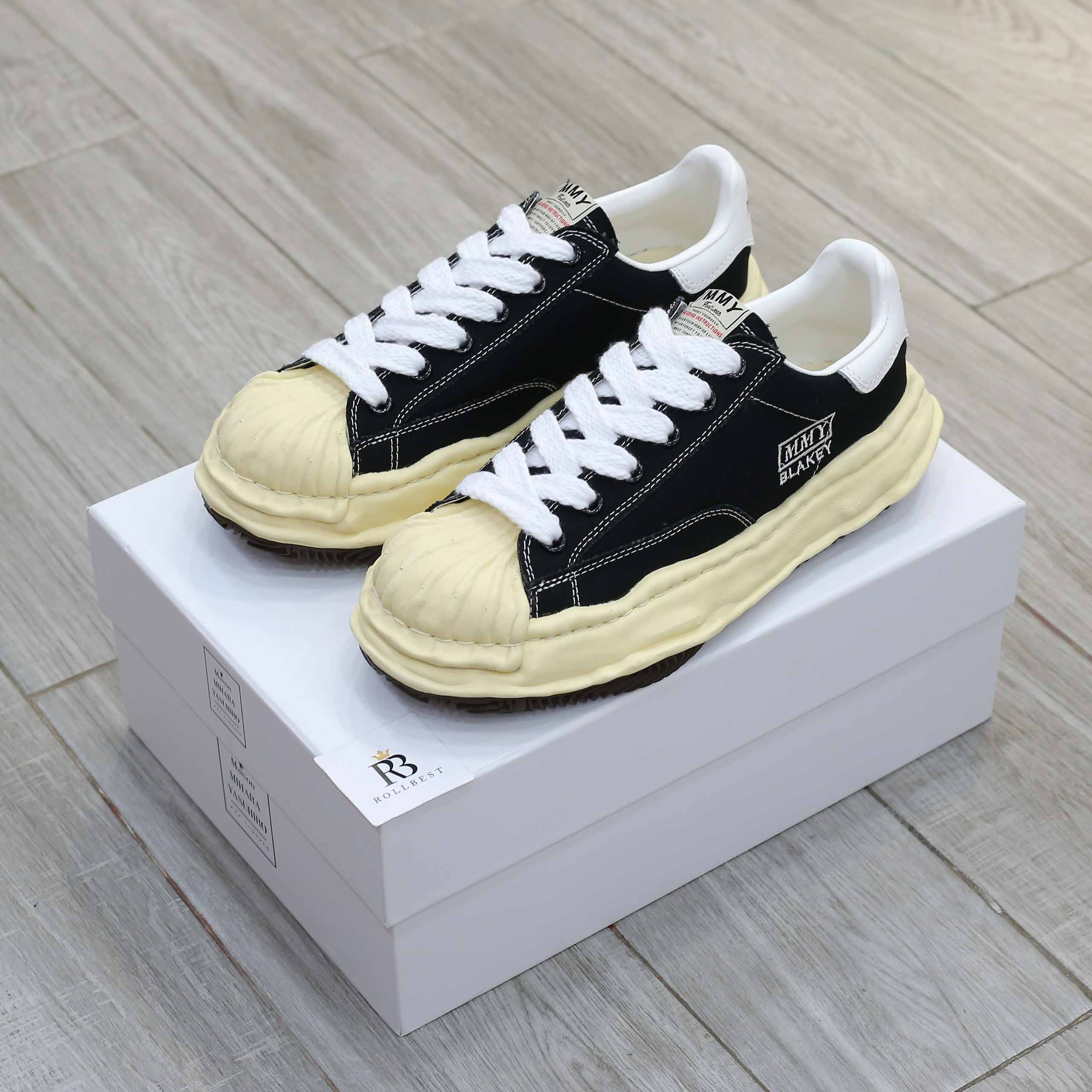 Giày Maison Mihara Mmy Blakey Sole Canvas Low Best Quality