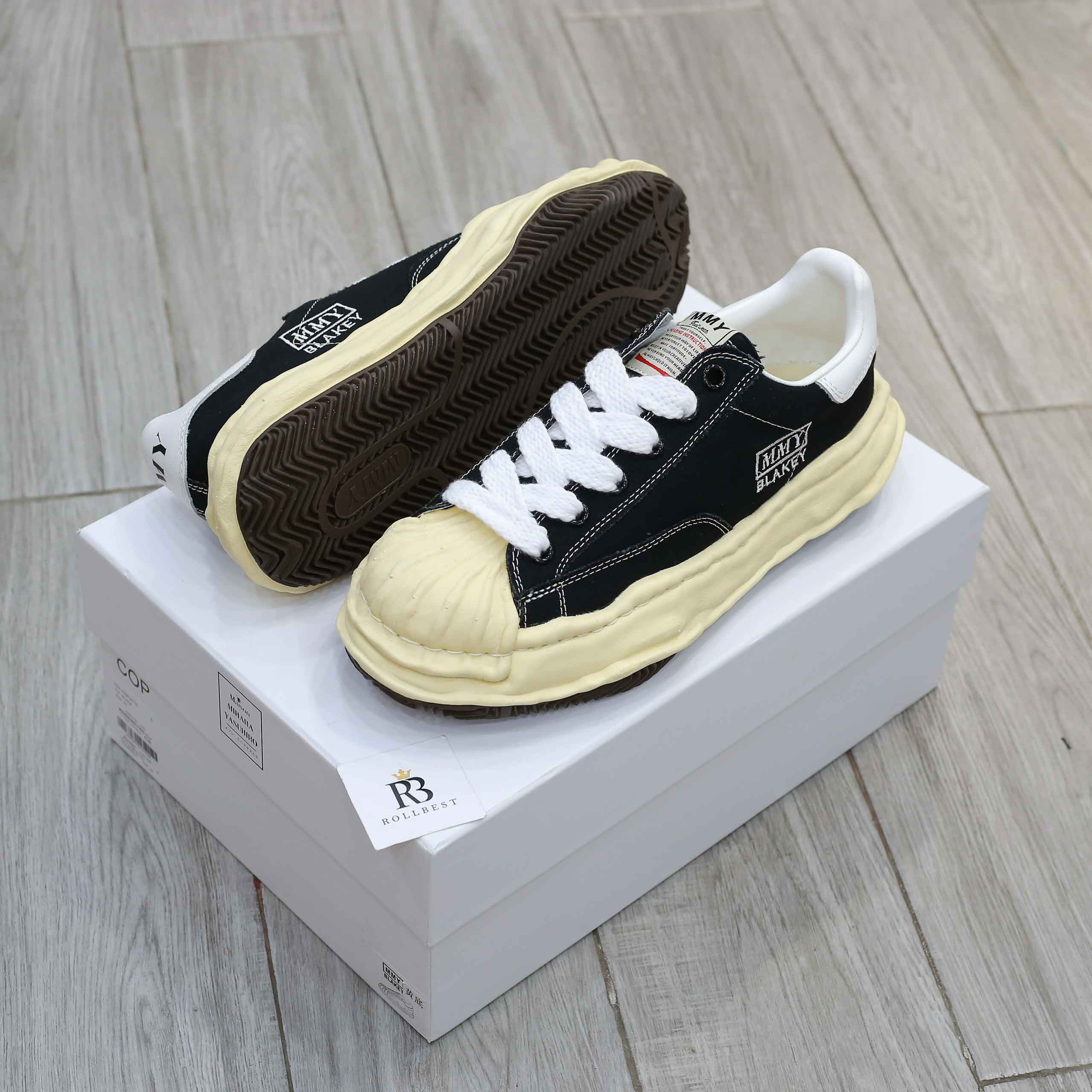 Giày Maison Mihara Mmy Blakey Sole Canvas Low Best Quality