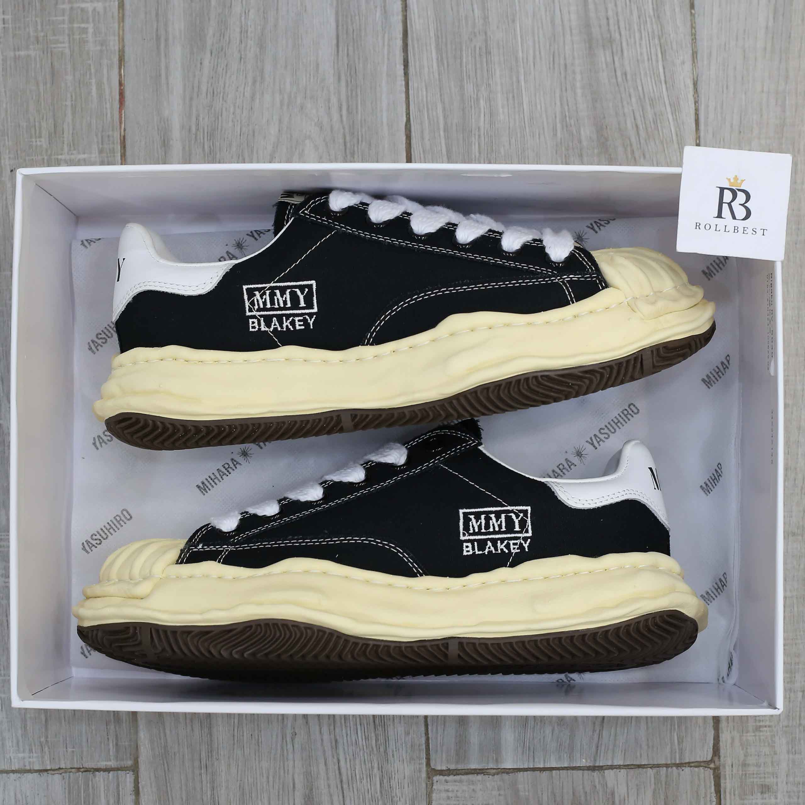 Giày Maison Mihara Mmy Blakey Sole Canvas Low Best Quality