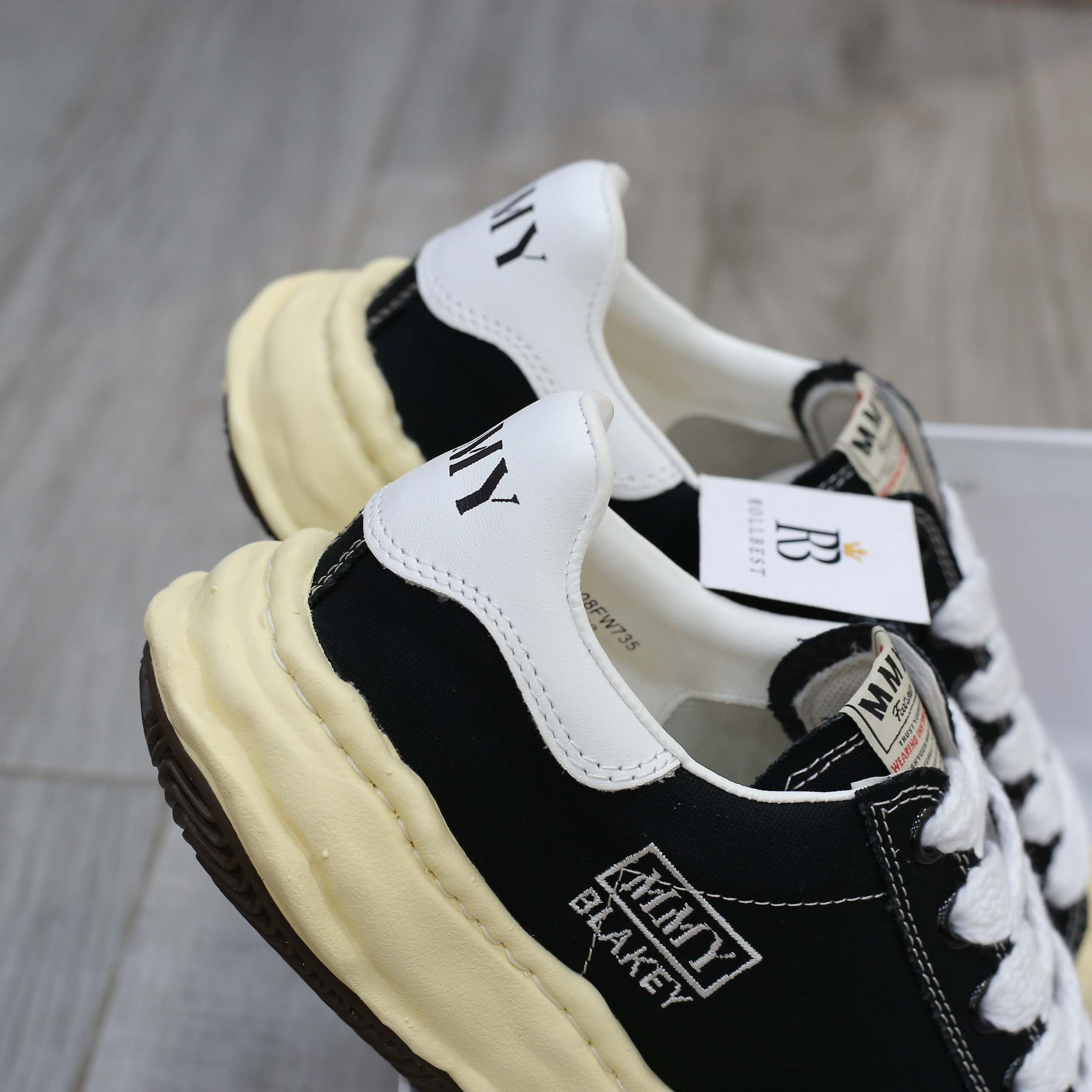 Giày Maison Mihara Mmy Blakey Sole Canvas Low Best Quality