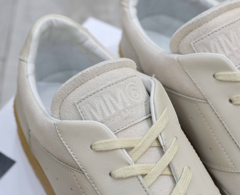 Giày MM6 by Maison Martin Margiela 6 Court Sneakers White Best Quality