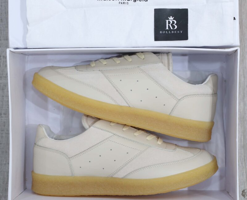 Giày MM6 by Maison Martin Margiela 6 Court Sneakers White Best Quality