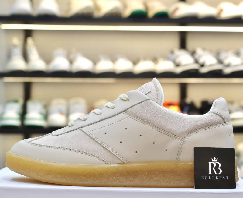 Giày MM6 by Maison Martin Margiela 6 Court Sneakers White Best Quality
