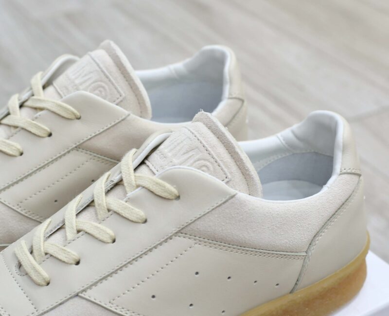 Giày MM6 by Maison Martin Margiela 6 Court Sneakers White Best Quality