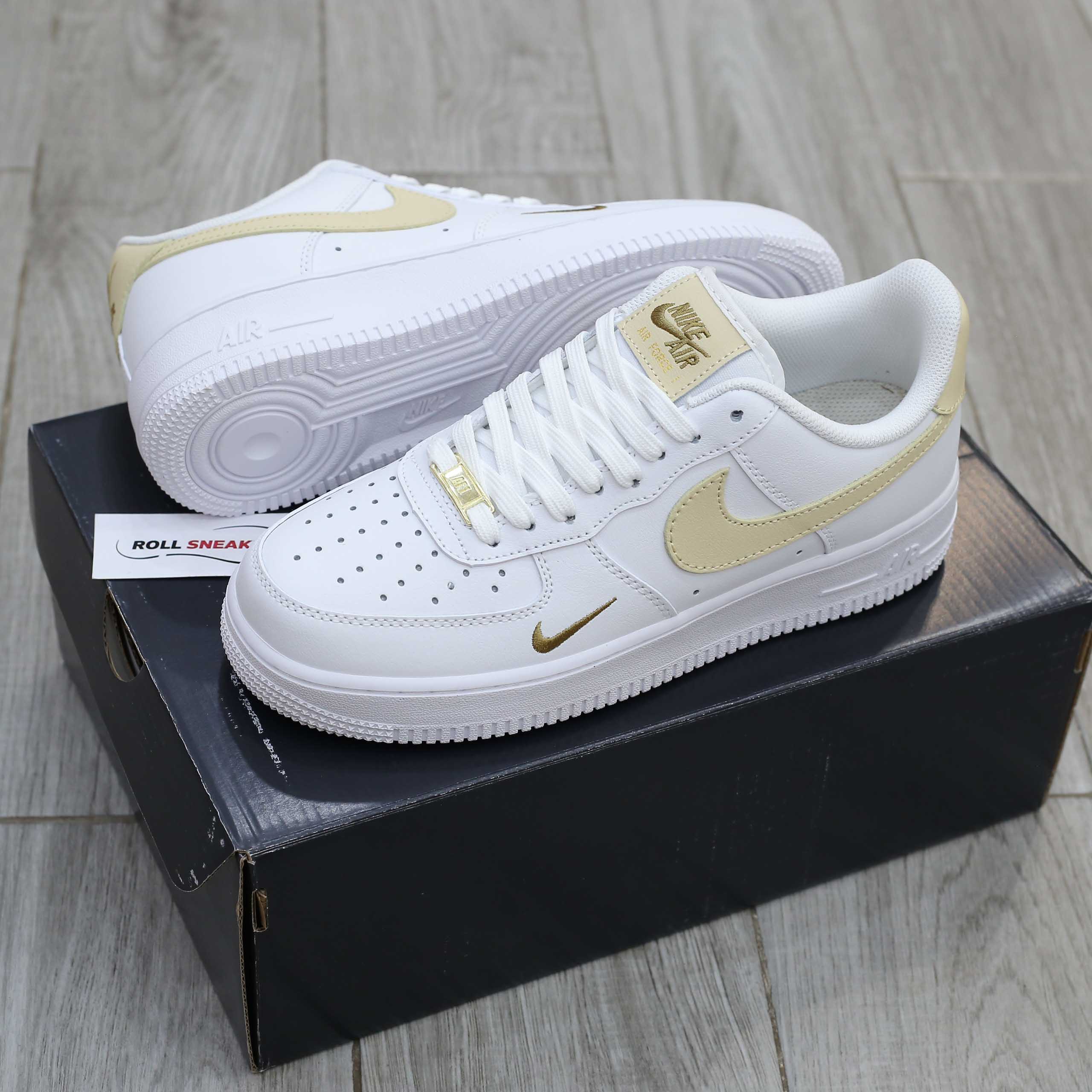 Giày Nike Air Force 1 '07 Essential 'White Rattan' Like Auth