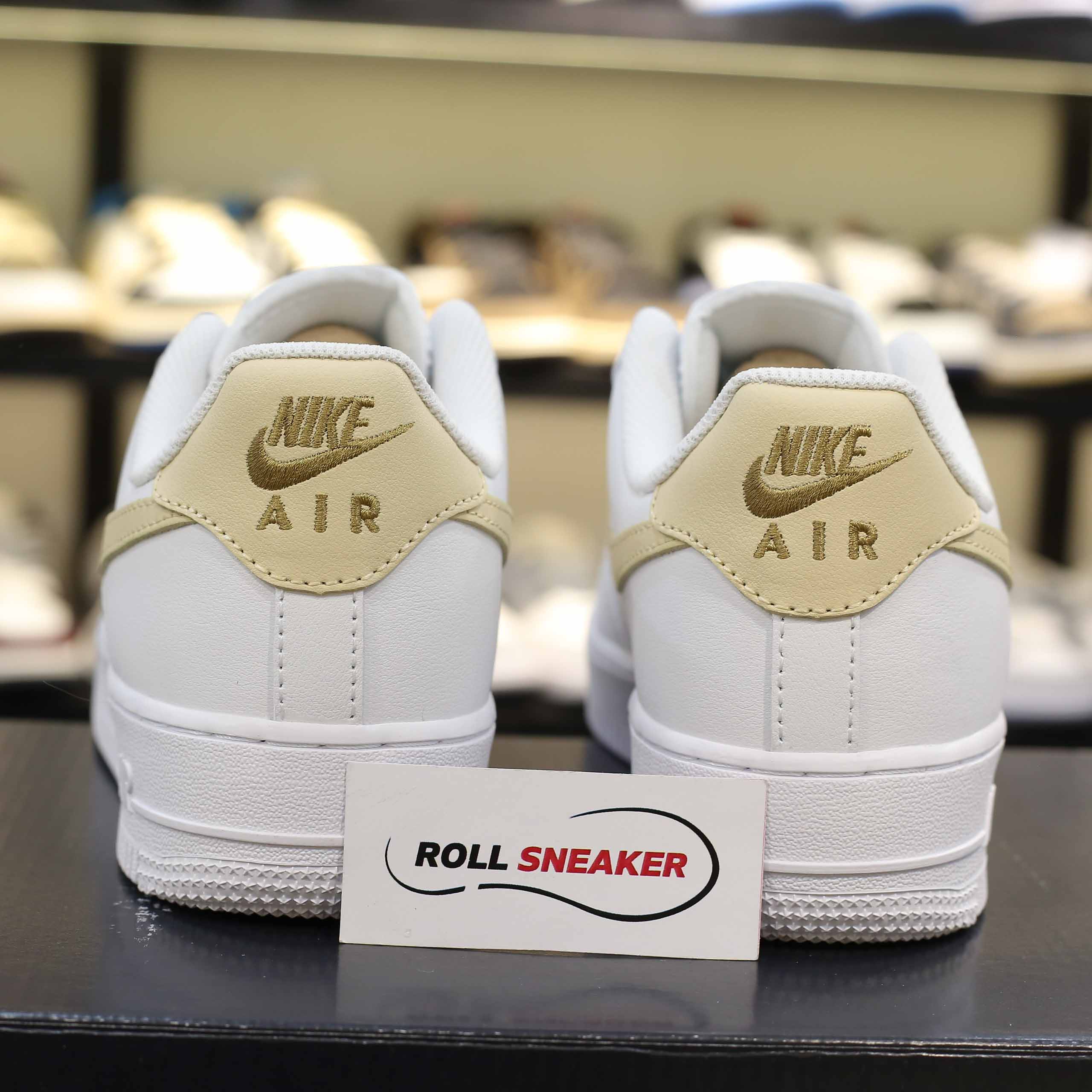Giày Nike Air Force 1 '07 Essential 'White Rattan' Like Auth