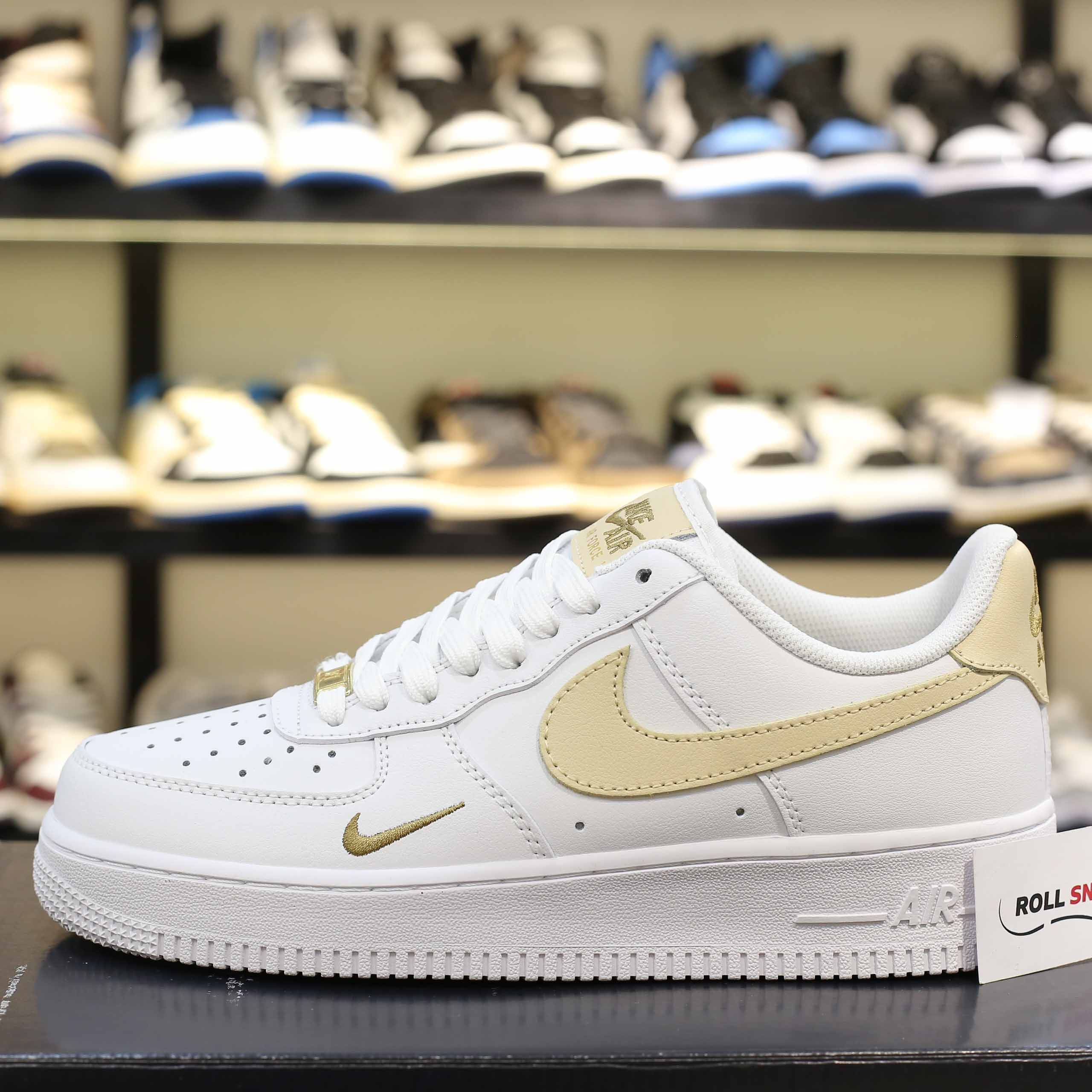 Giày Nike Air Force 1 '07 Essential 'White Rattan' Like Auth