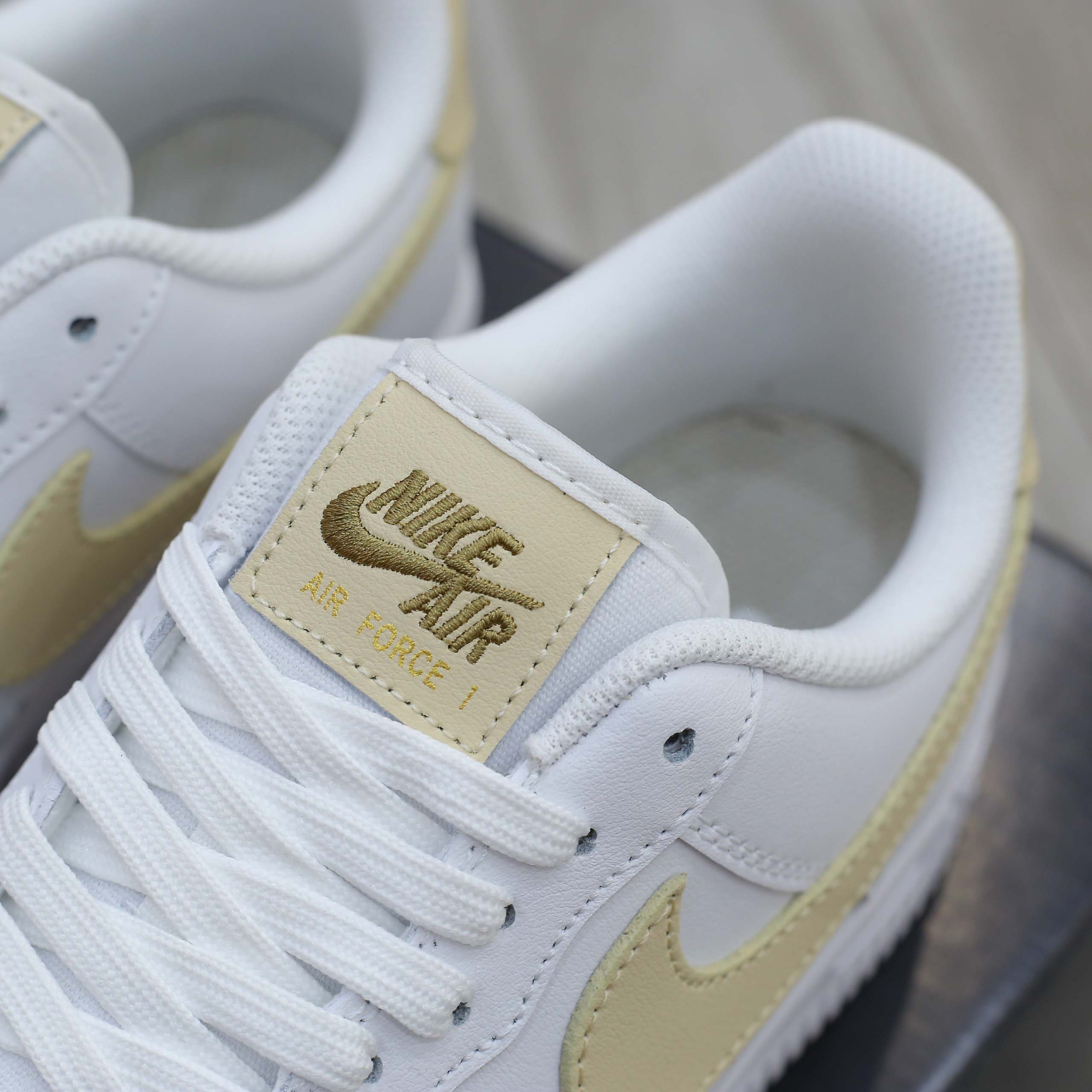 Giày Nike Air Force 1 '07 Essential 'White Rattan' Like Auth