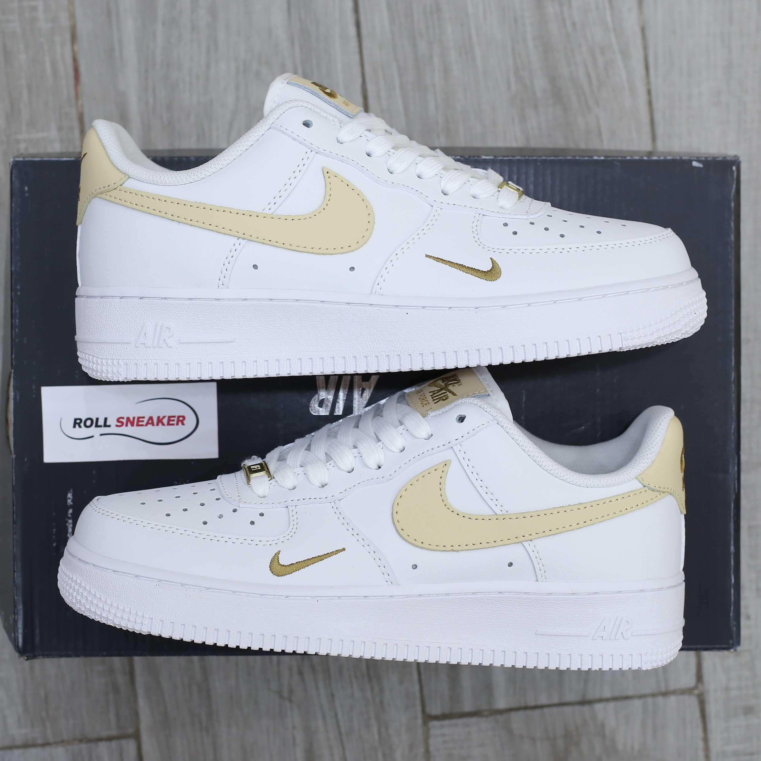 Giày Nike Air Force 1 '07 Essential 'White Rattan' Like Auth