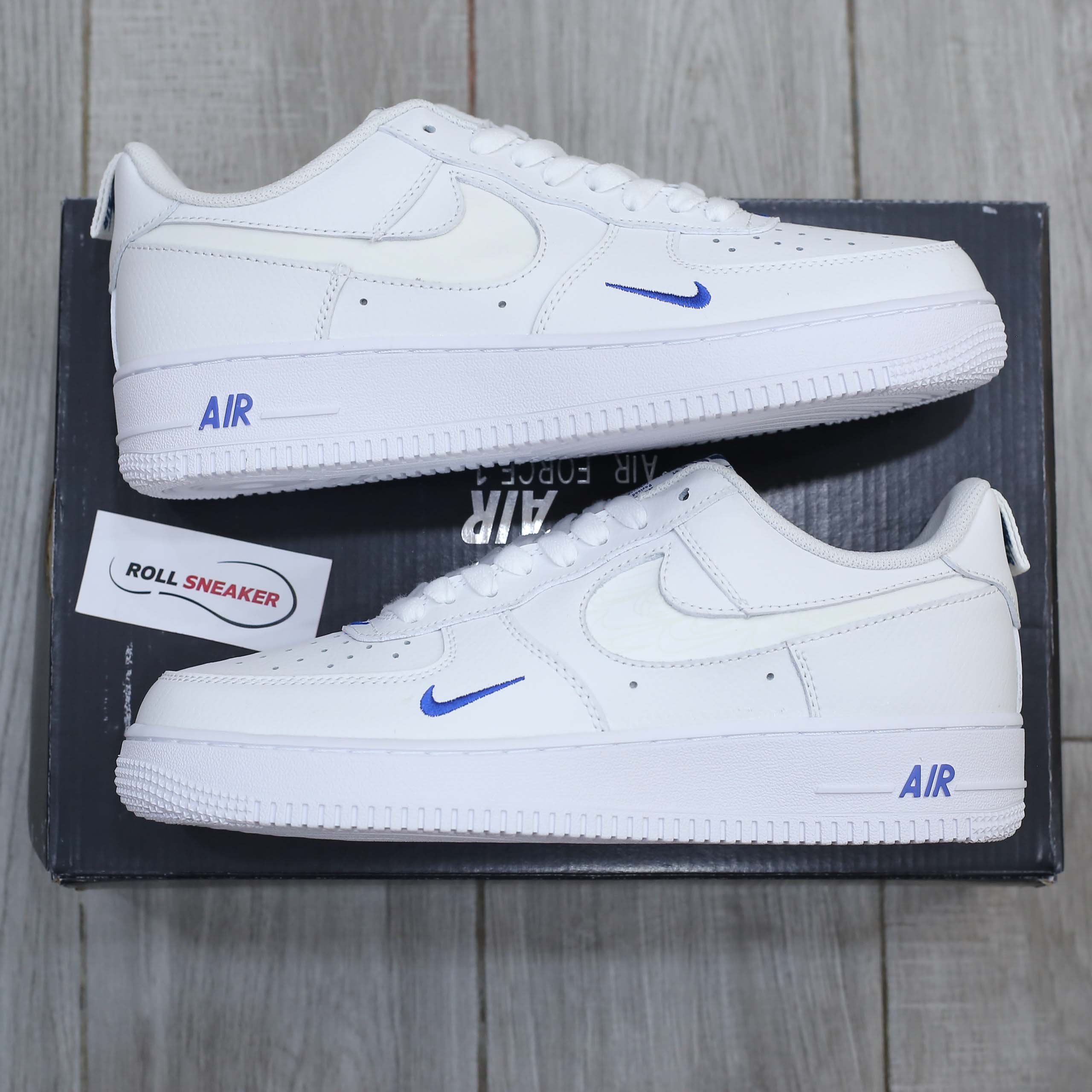 Giày Nike Air Force 1 ’07 LV8 ‘White Dark Marina Blue’ Like Auth