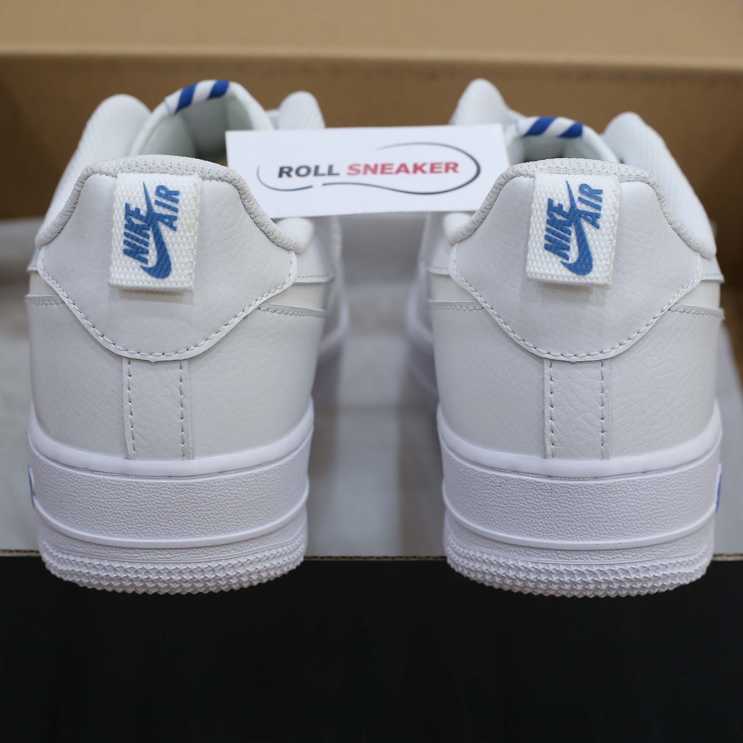 Giày Nike Air Force 1 ’07 LV8 ‘White Dark Marina Blue’ Like Auth