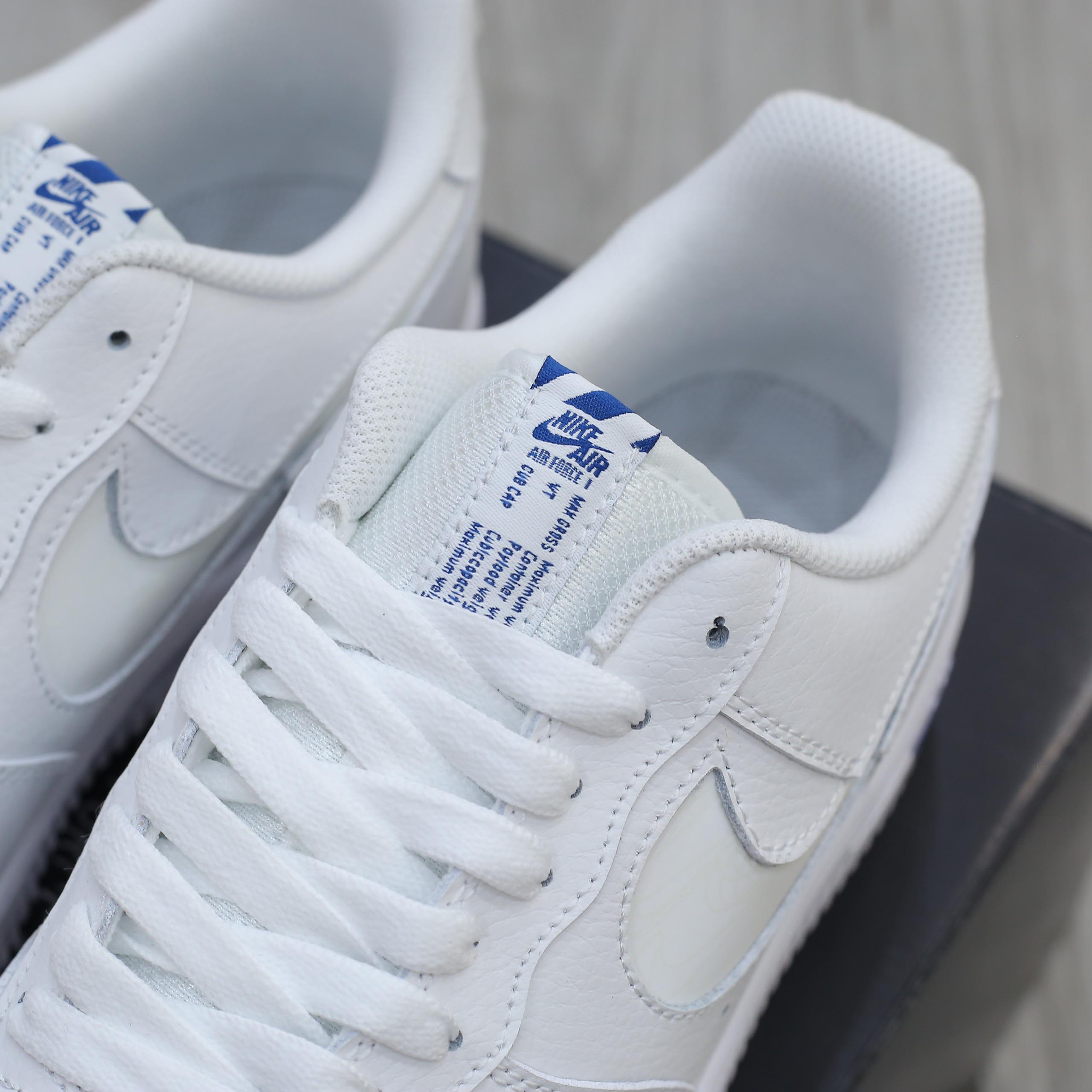 Giày Nike Air Force 1 ’07 LV8 ‘White Dark Marina Blue’ Like Auth