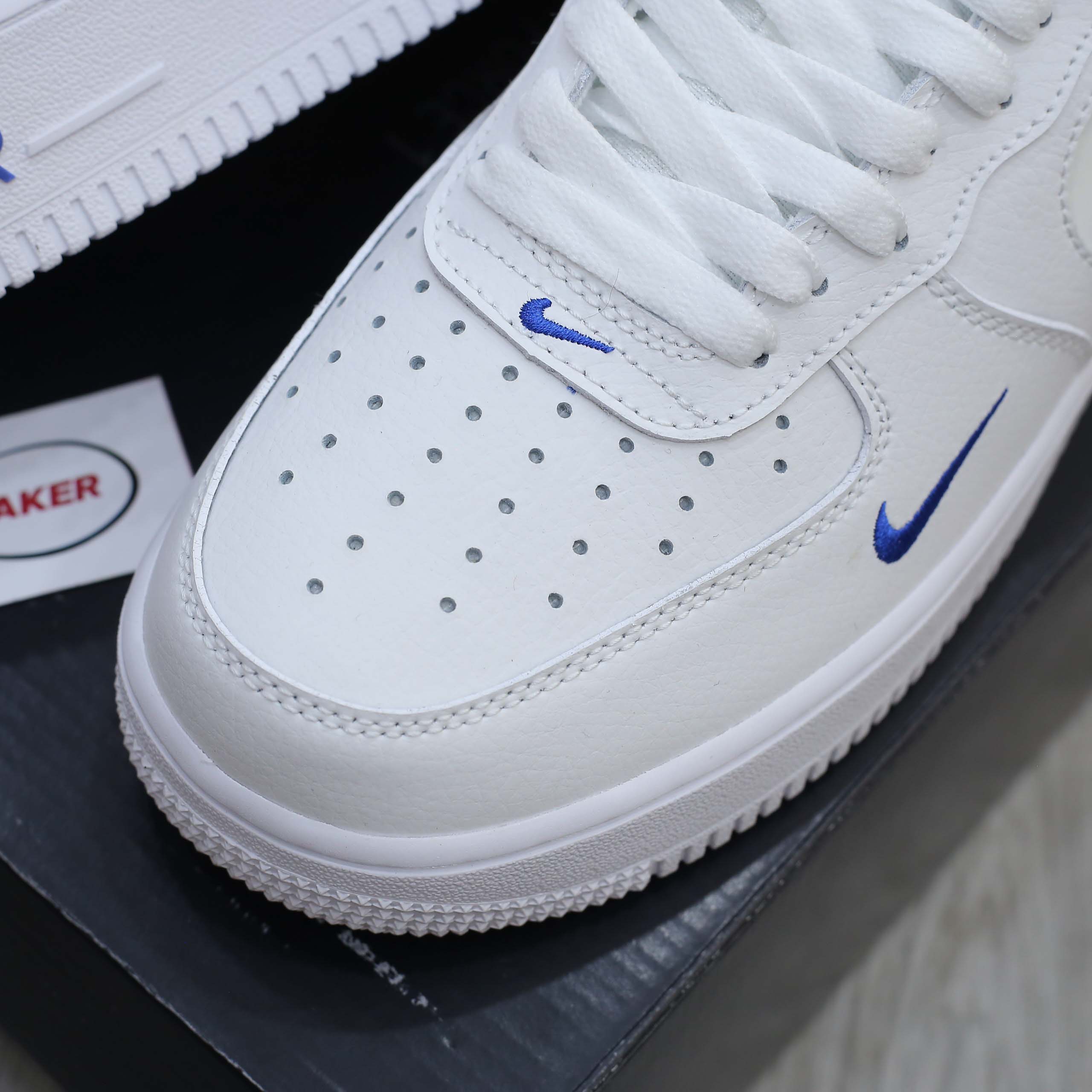 Giày Nike Air Force 1 ’07 LV8 ‘White Dark Marina Blue’ Like Auth