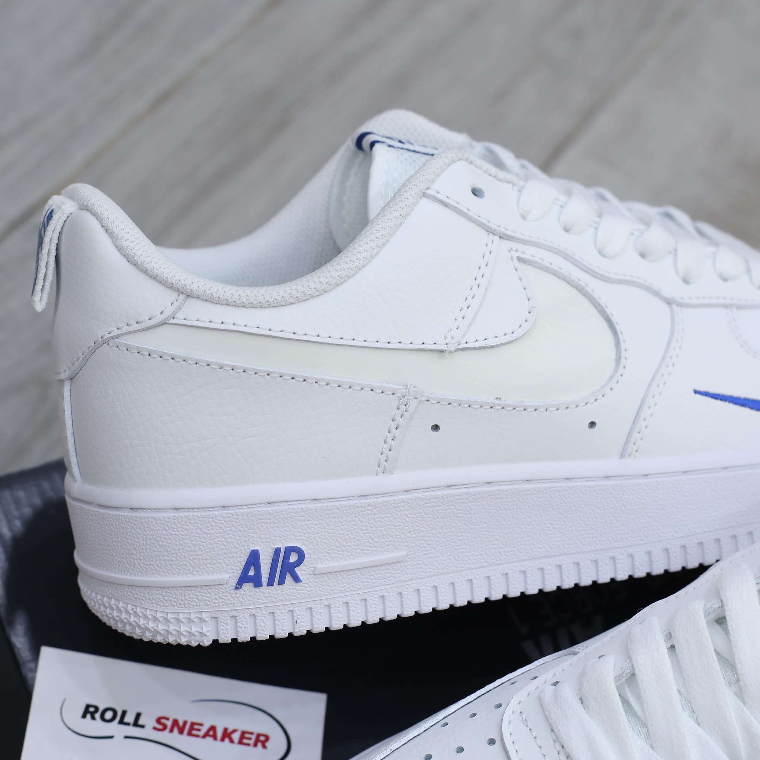 Giày Nike Air Force 1 ’07 LV8 ‘White Dark Marina Blue’ Like Auth