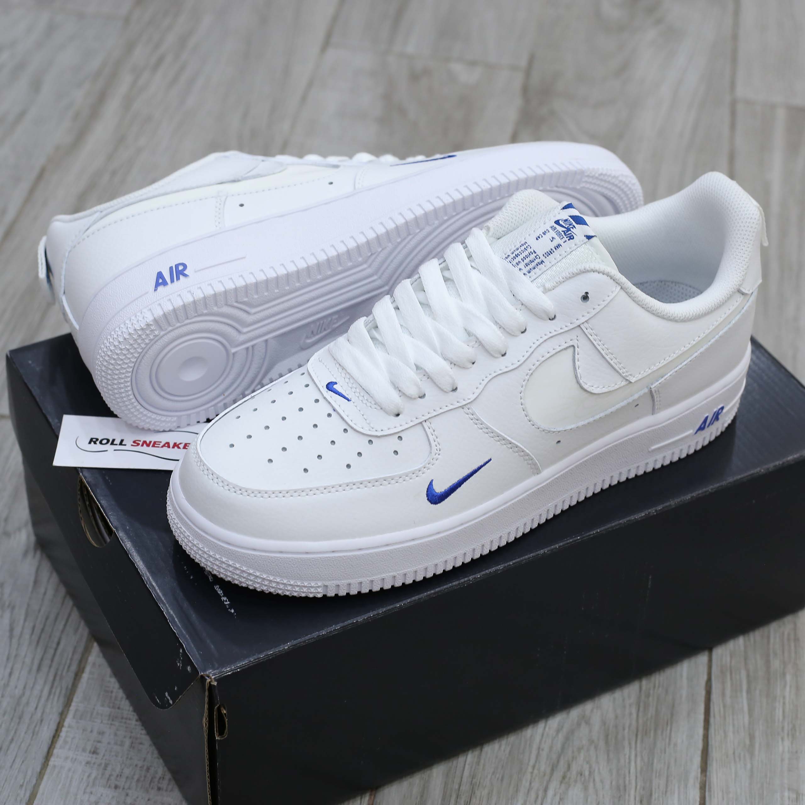 Giày Nike Air Force 1 ’07 LV8 ‘White Dark Marina Blue’ Like Auth