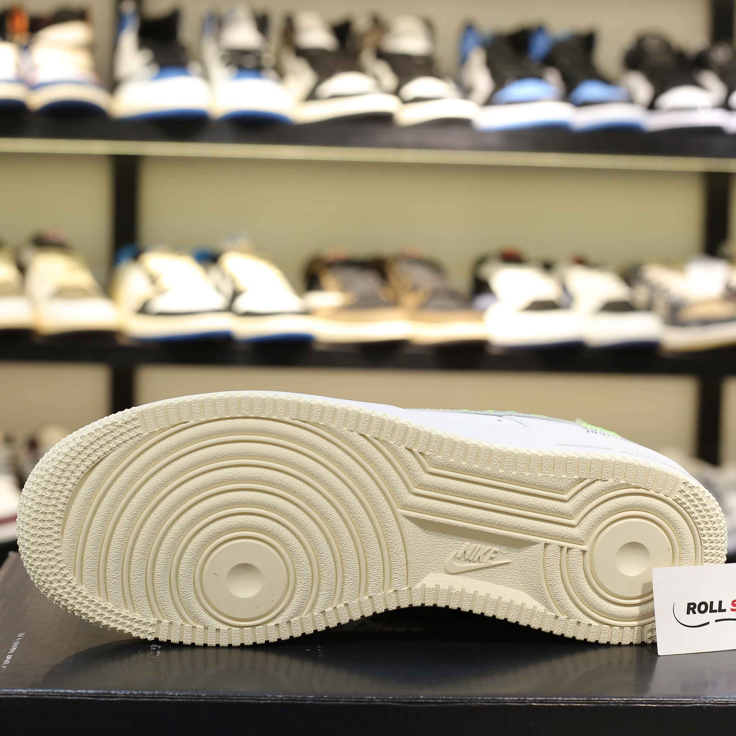 Giày Nike Air Force 1 Low Just Do It White Stitch Like Auth