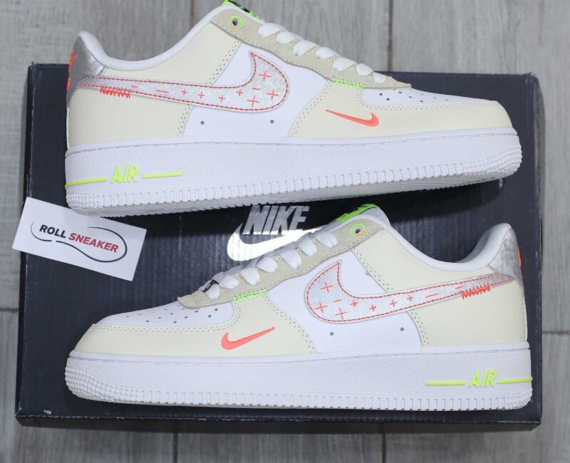 Giày Nike Air Force 1 Low Just Do It ‘White Tan’ Like Auth