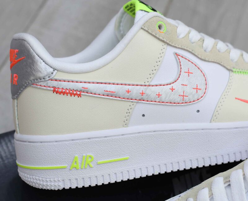 Giày Nike Air Force 1 Low Just Do It ‘White Tan’ Like Auth