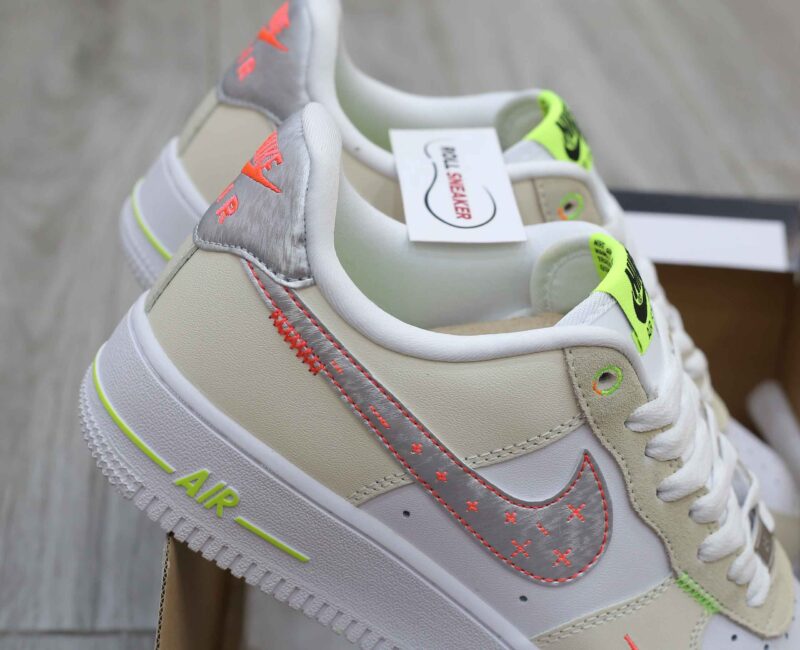 Giày Nike Air Force 1 Low Just Do It ‘White Tan’ Like Auth