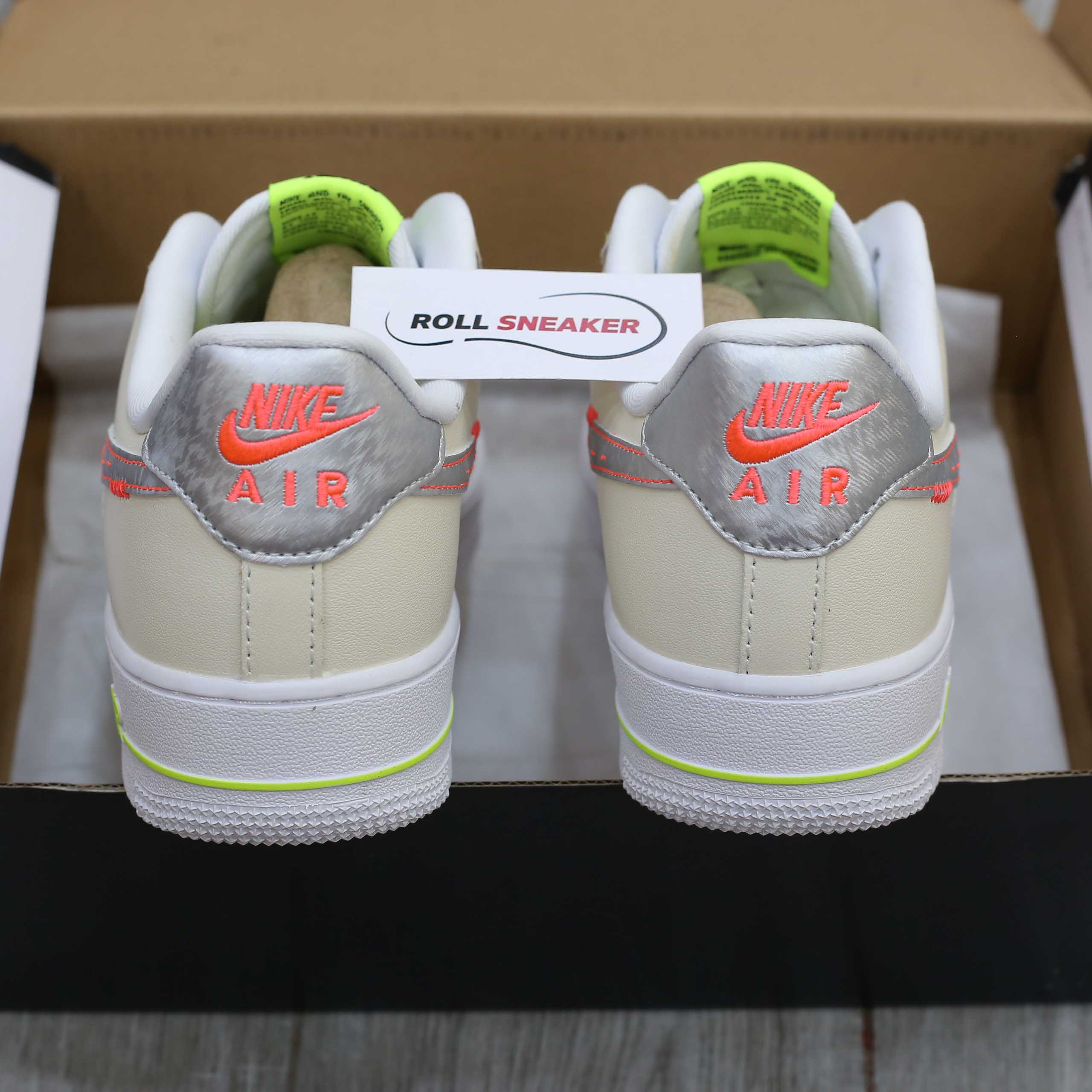Giày Nike Air Force 1 Low Just Do It ‘White Tan’ Like Auth