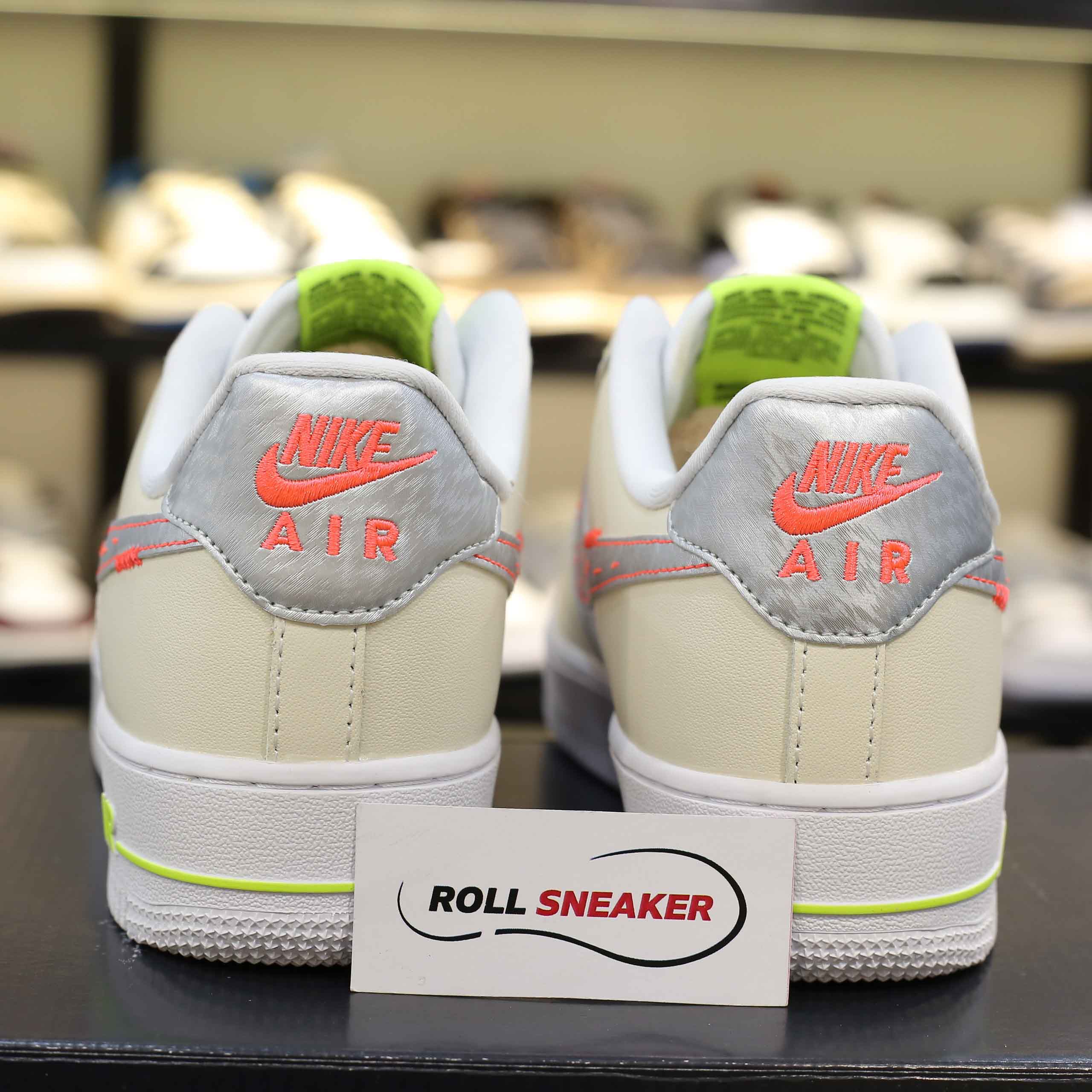 Giày Nike Air Force 1 Low Just Do It ‘White Tan’ Like Auth