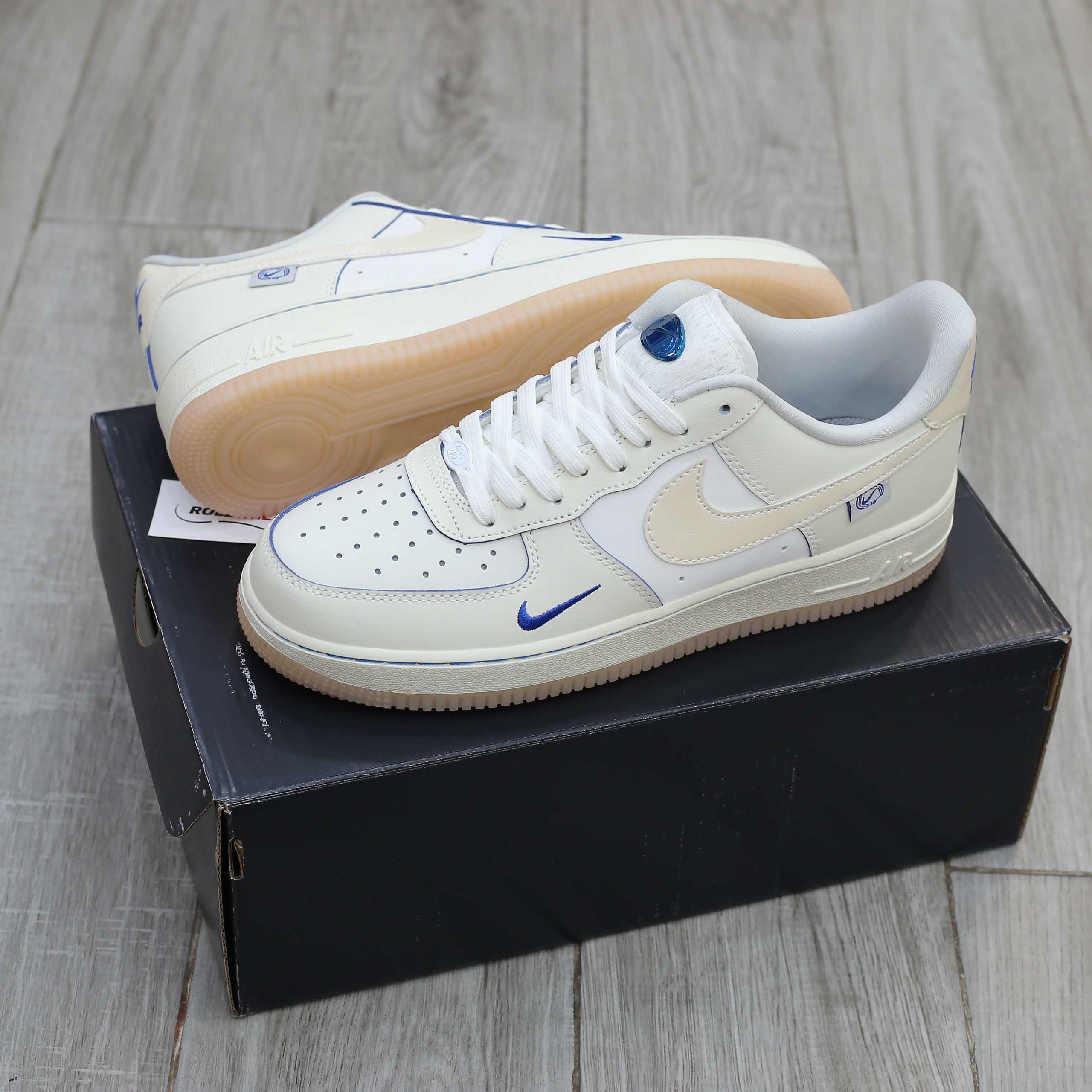 Giày Nike Air Force 1 Low ‘White Blue’ Like Auth