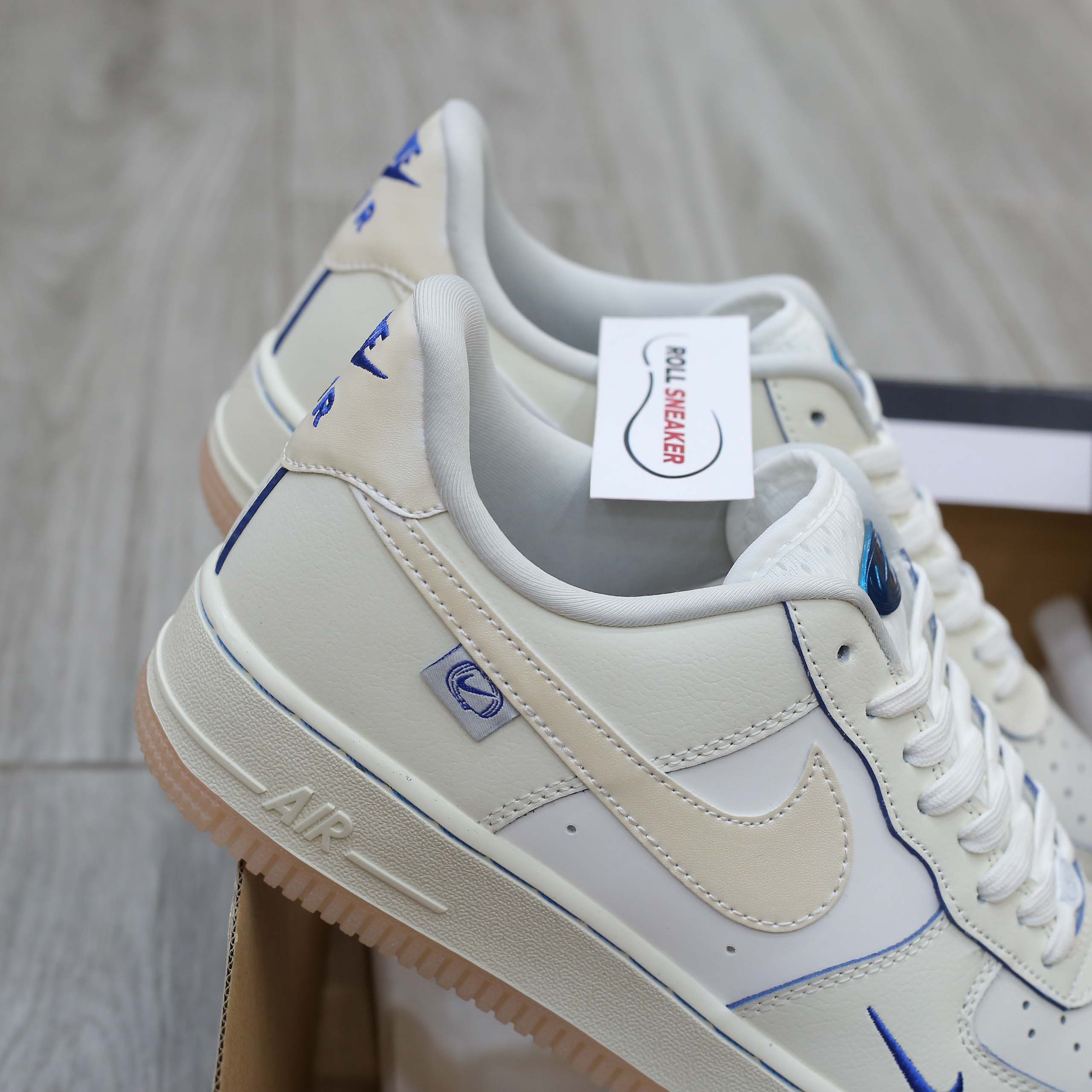 Giày Nike Air Force 1 Low ‘White Blue’ Like Auth