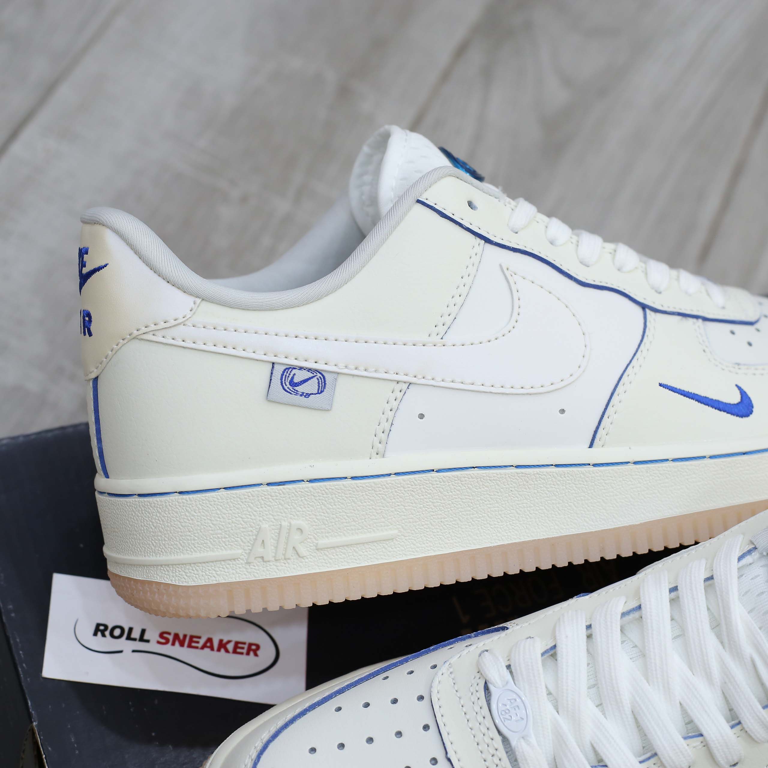 Giày Nike Air Force 1 Low ‘White Blue’ Like Auth