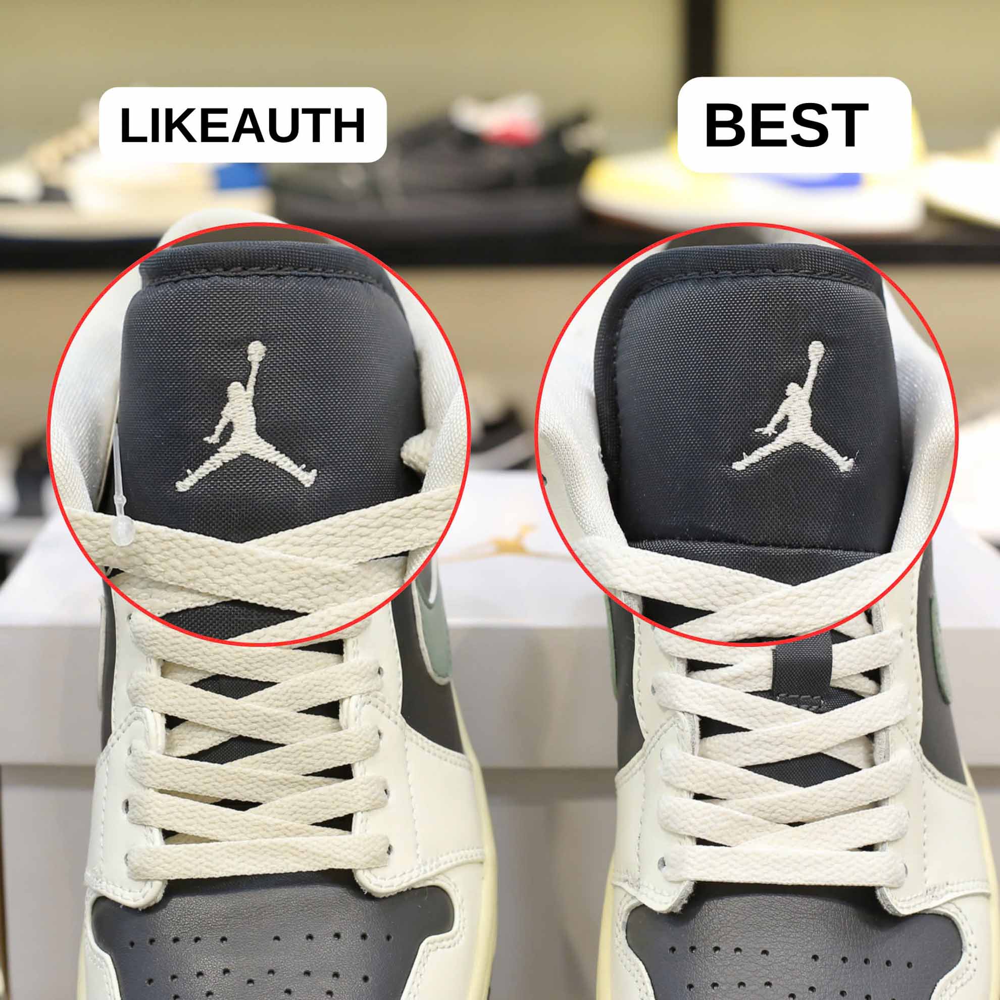 Giày Nike Air Jordan 1 Low ‘Jade Smoke’ (W) Best Quality