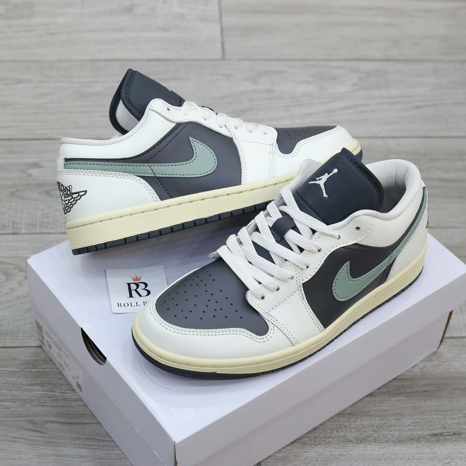 Giày Nike Air Jordan 1 Low ‘Jade Smoke’ (W) Best Quality