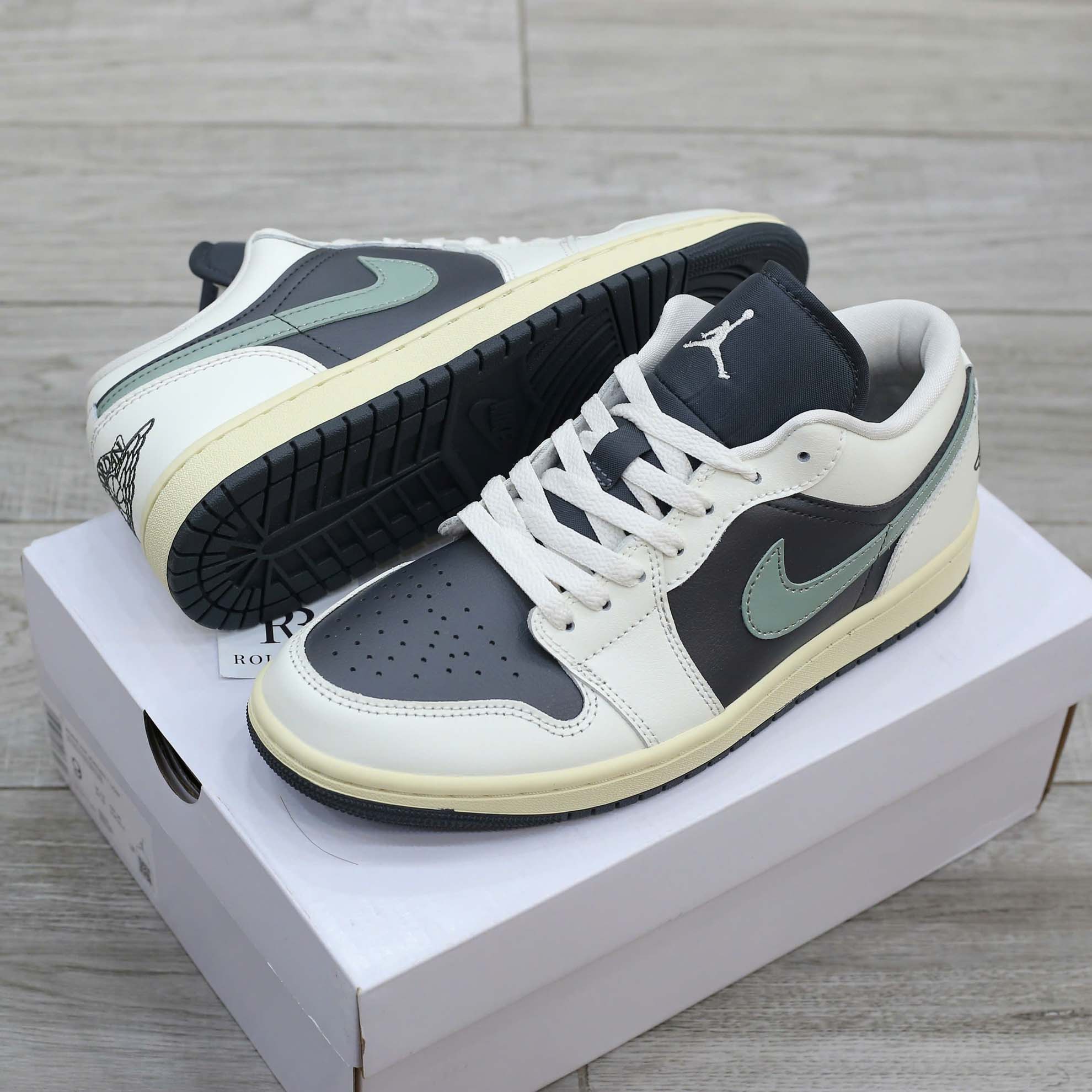 Giày Nike Air Jordan 1 Low ‘Jade Smoke’ (W) Best Quality