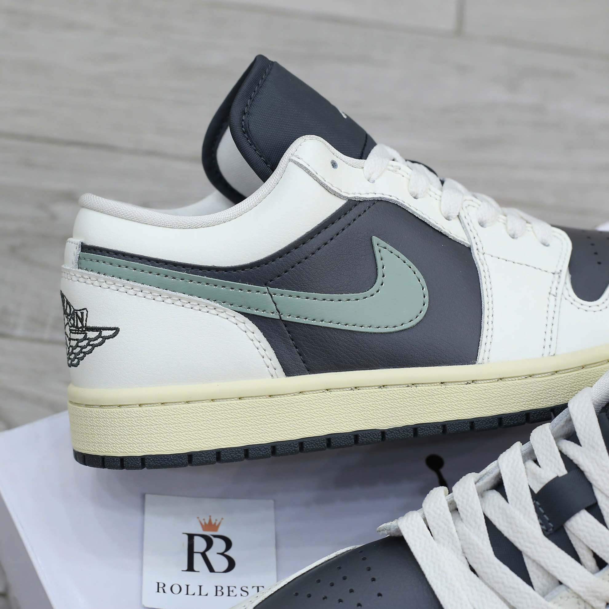 Giày Nike Air Jordan 1 Low ‘Jade Smoke’ (W) Best Quality