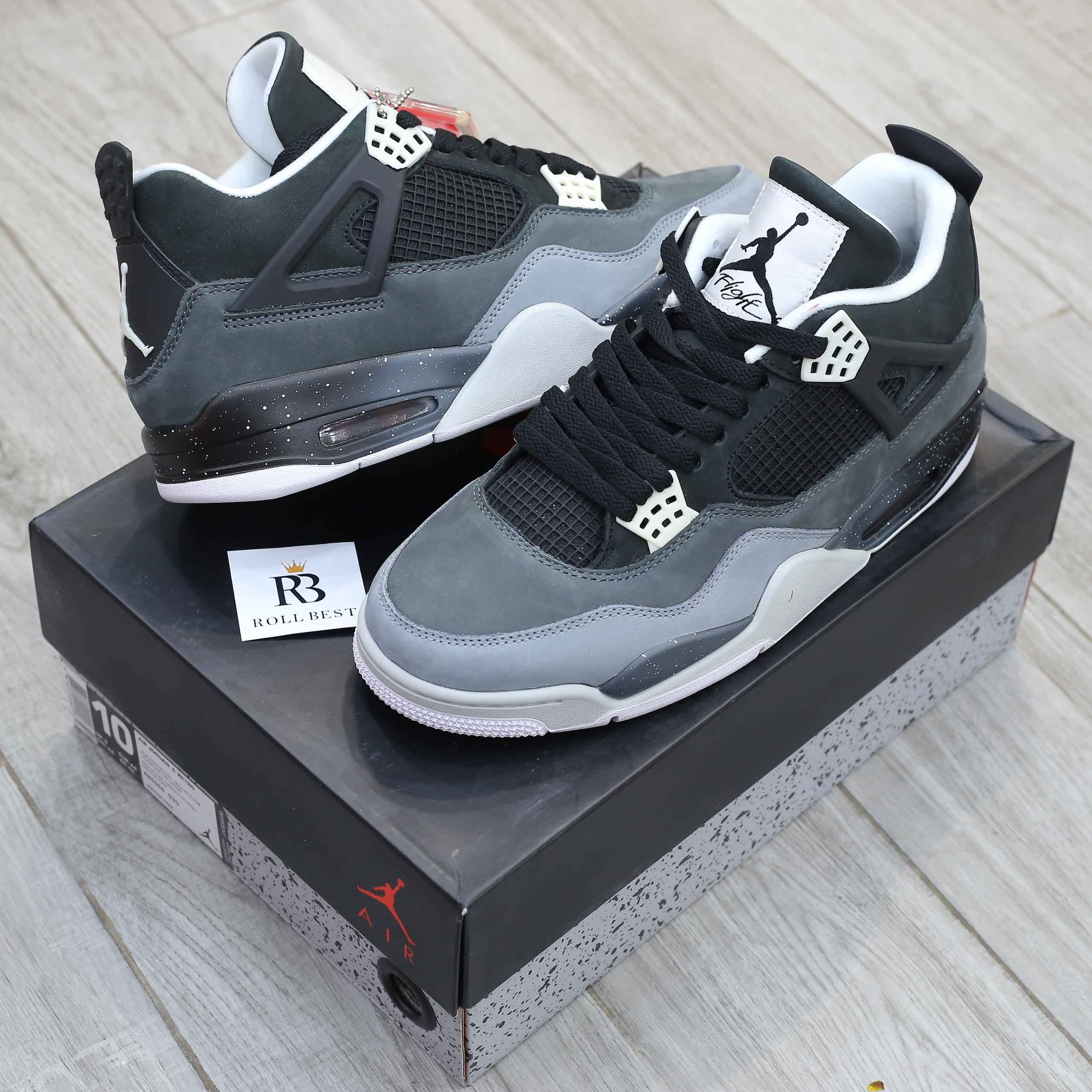Giày Nike Air Jordan 4 Retro Fear Best Quality