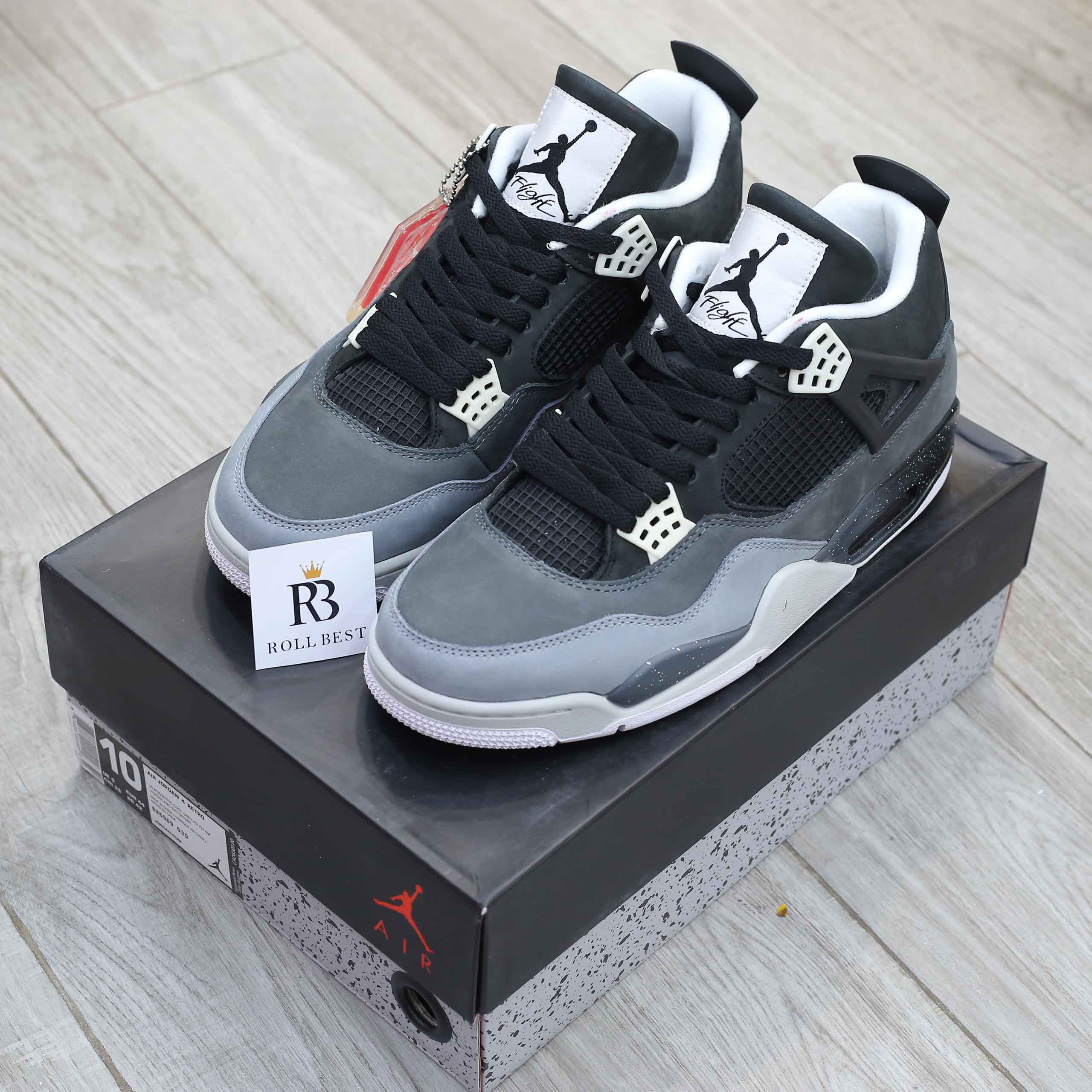 Giày Nike Air Jordan 4 Retro Fear Best Quality
