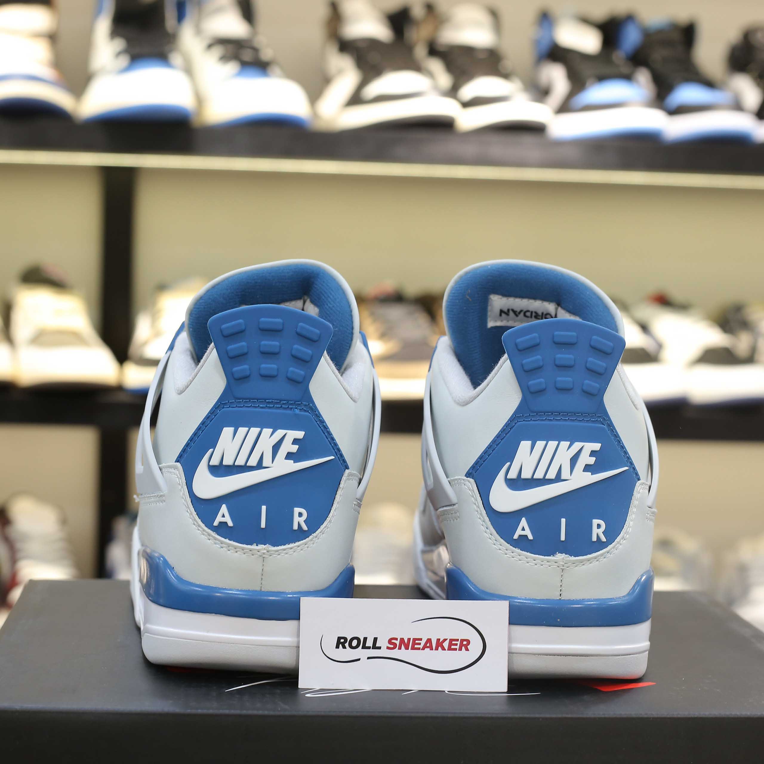 Giày Nike Air Jordan 4 Retro ‘Military Blue’ Like Auth