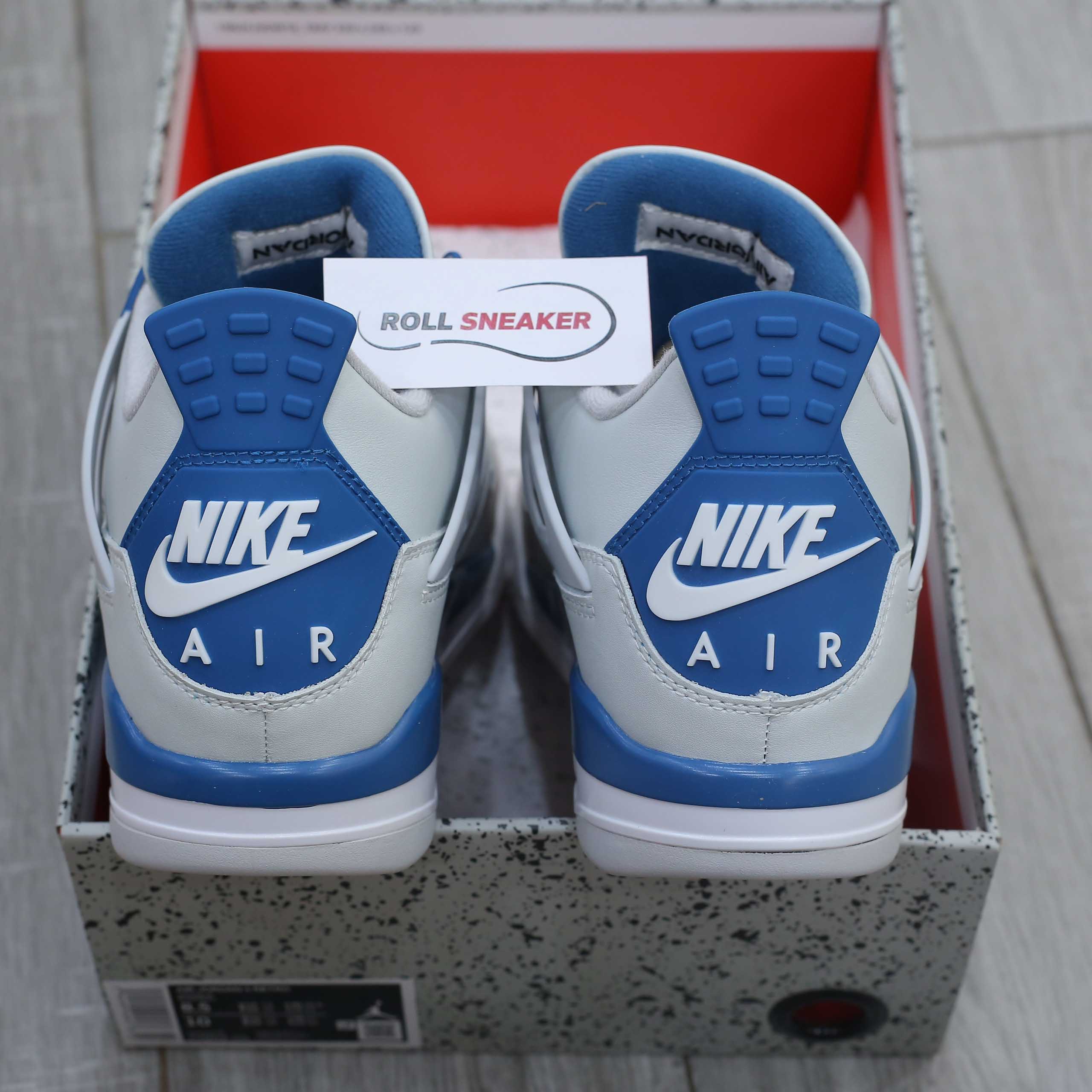 Giày Nike Air Jordan 4 Retro ‘Military Blue’ Like Auth