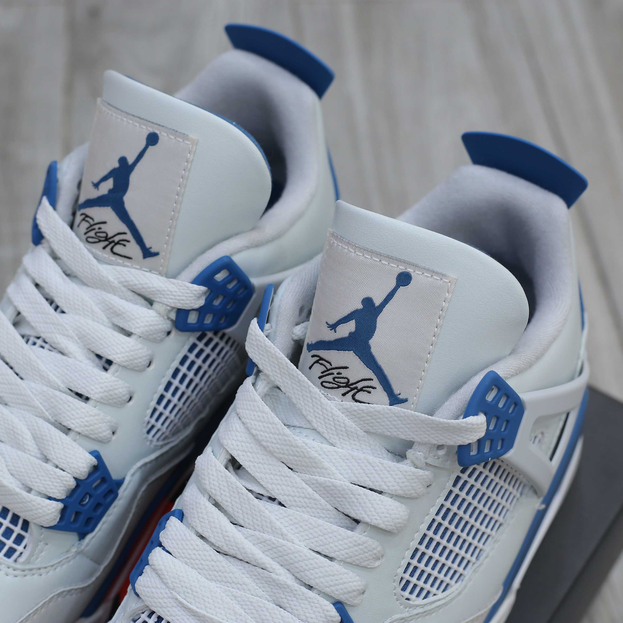 Giày Nike Air Jordan 4 Retro ‘Military Blue’ Like Auth
