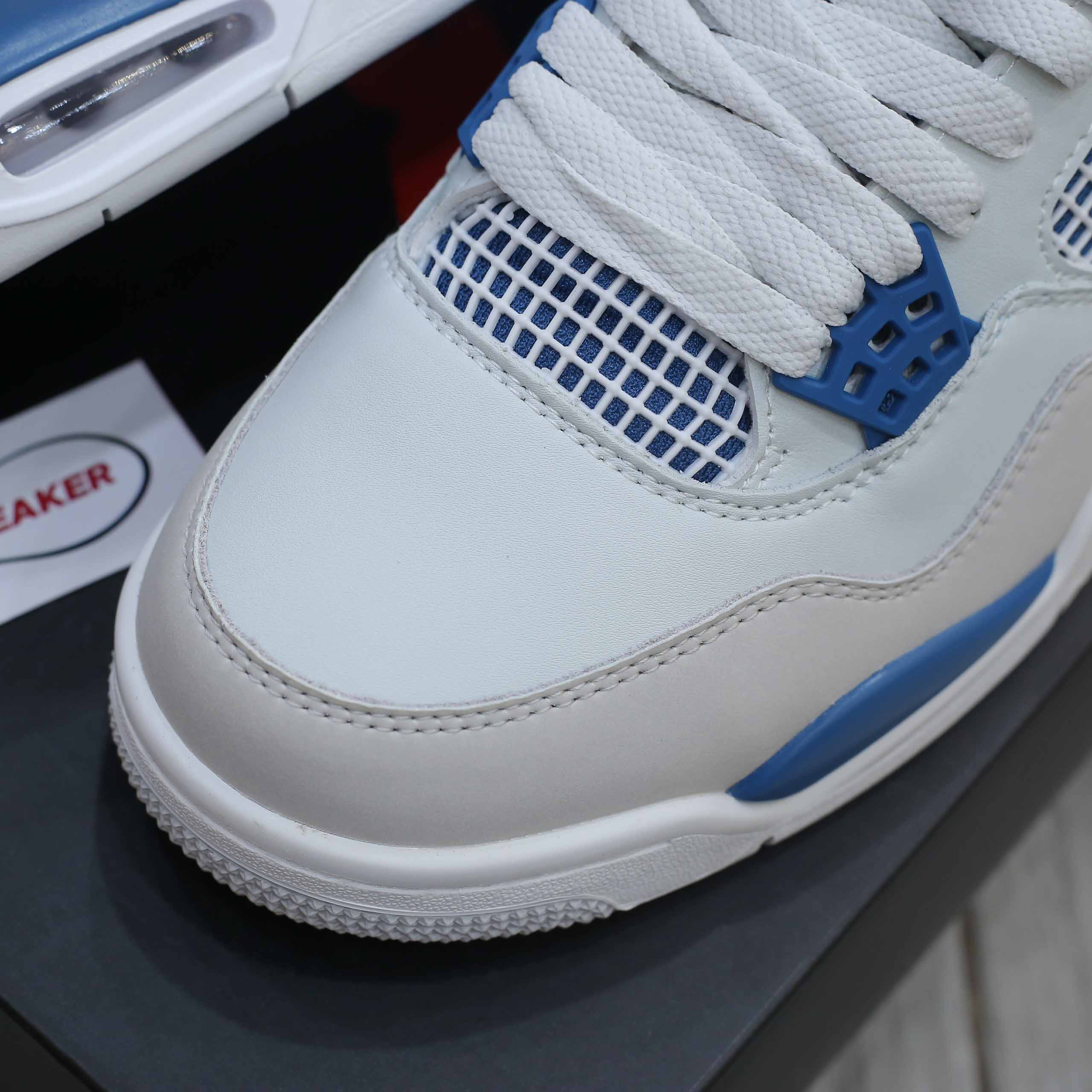 Giày Nike Air Jordan 4 Retro ‘Military Blue’ Like Auth