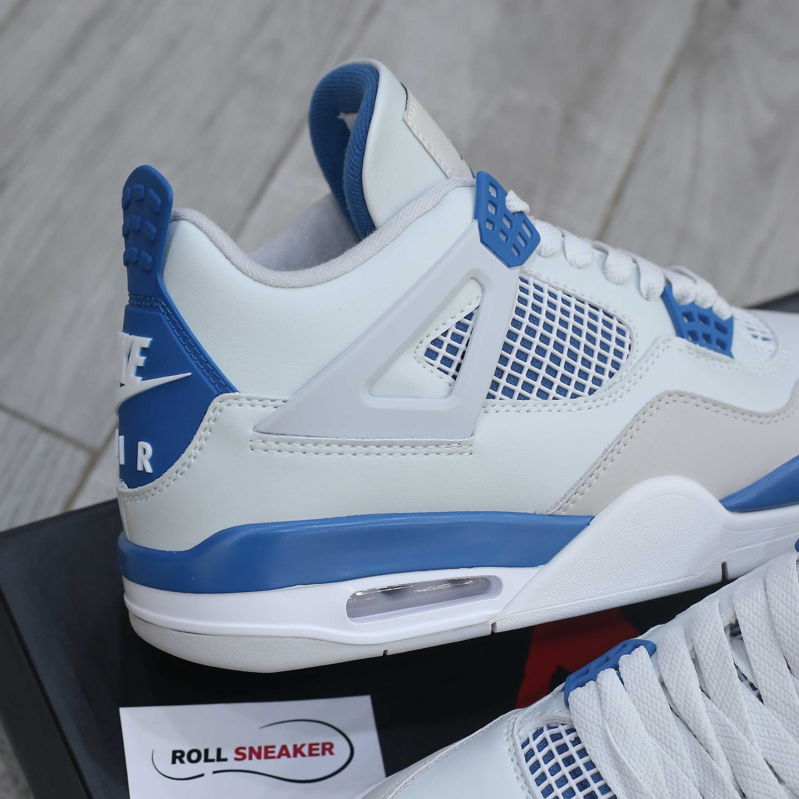 Giày Nike Air Jordan 4 Retro ‘Military Blue’ Like Auth