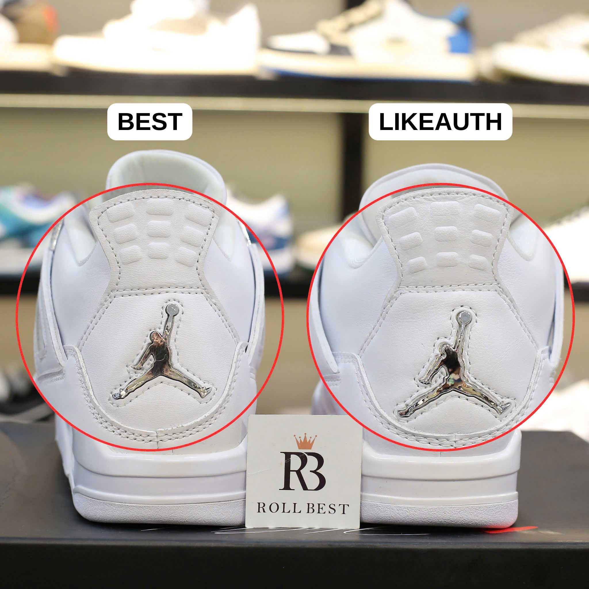 Giày Nike Air Jordan 4 Retro Pure Money (full trắng) Best Quality